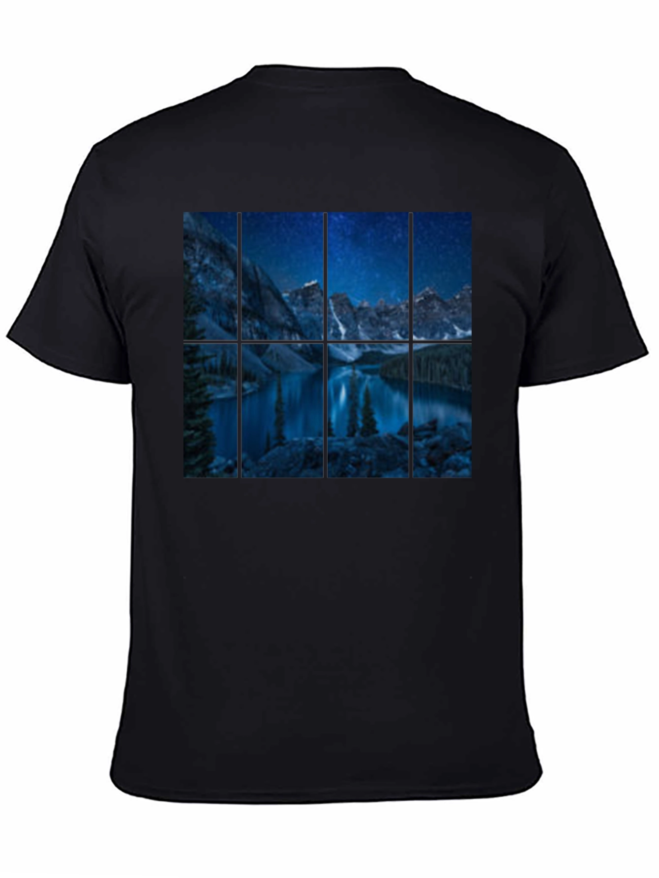 Night Lake Mountain Graphic Tee
