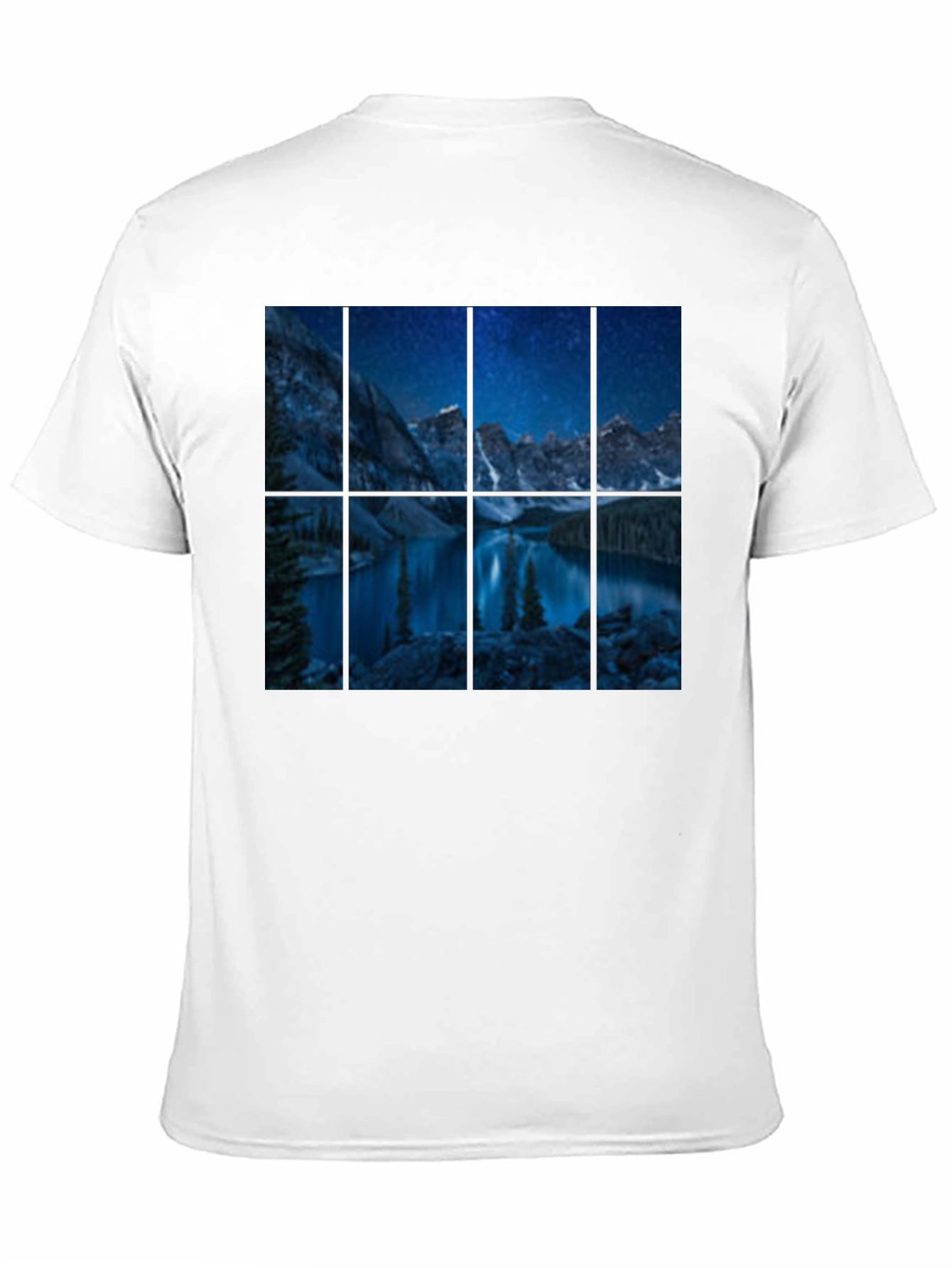 Night Lake Mountain Graphic Tee