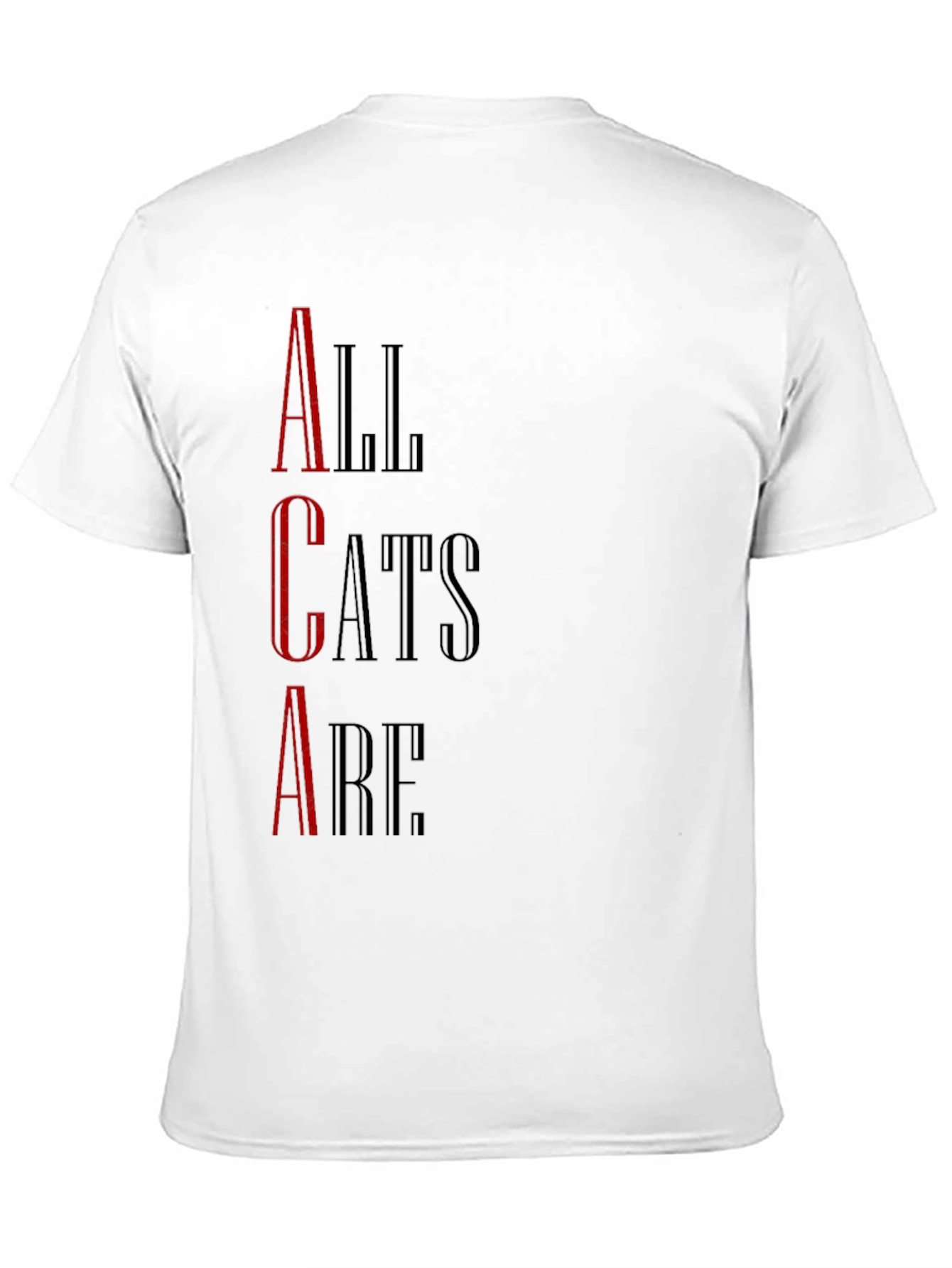 All Cats Are T-Shirt - Black Graphic Tee
