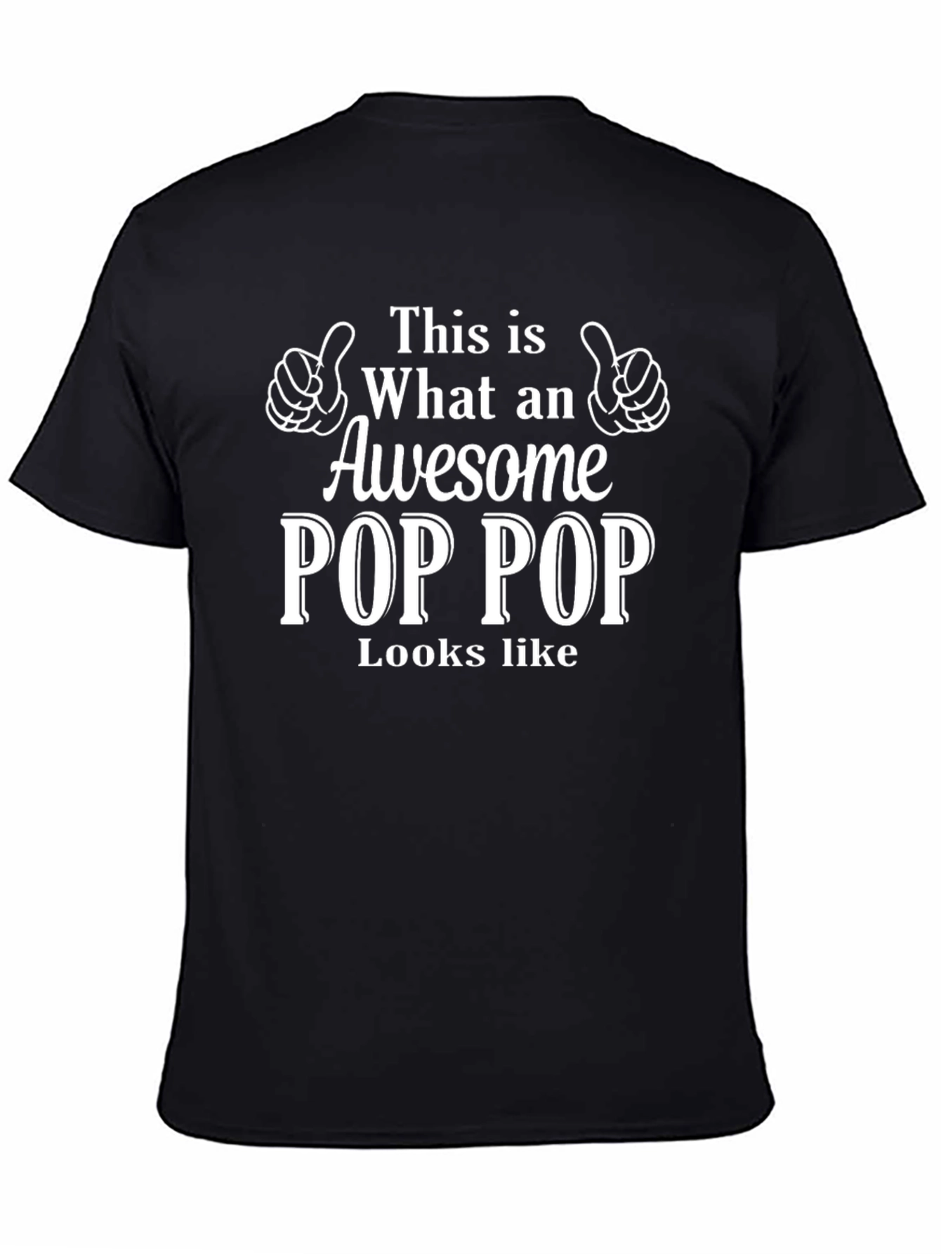 Awesome Pop Pop T-Shirt Gift for Grandfather