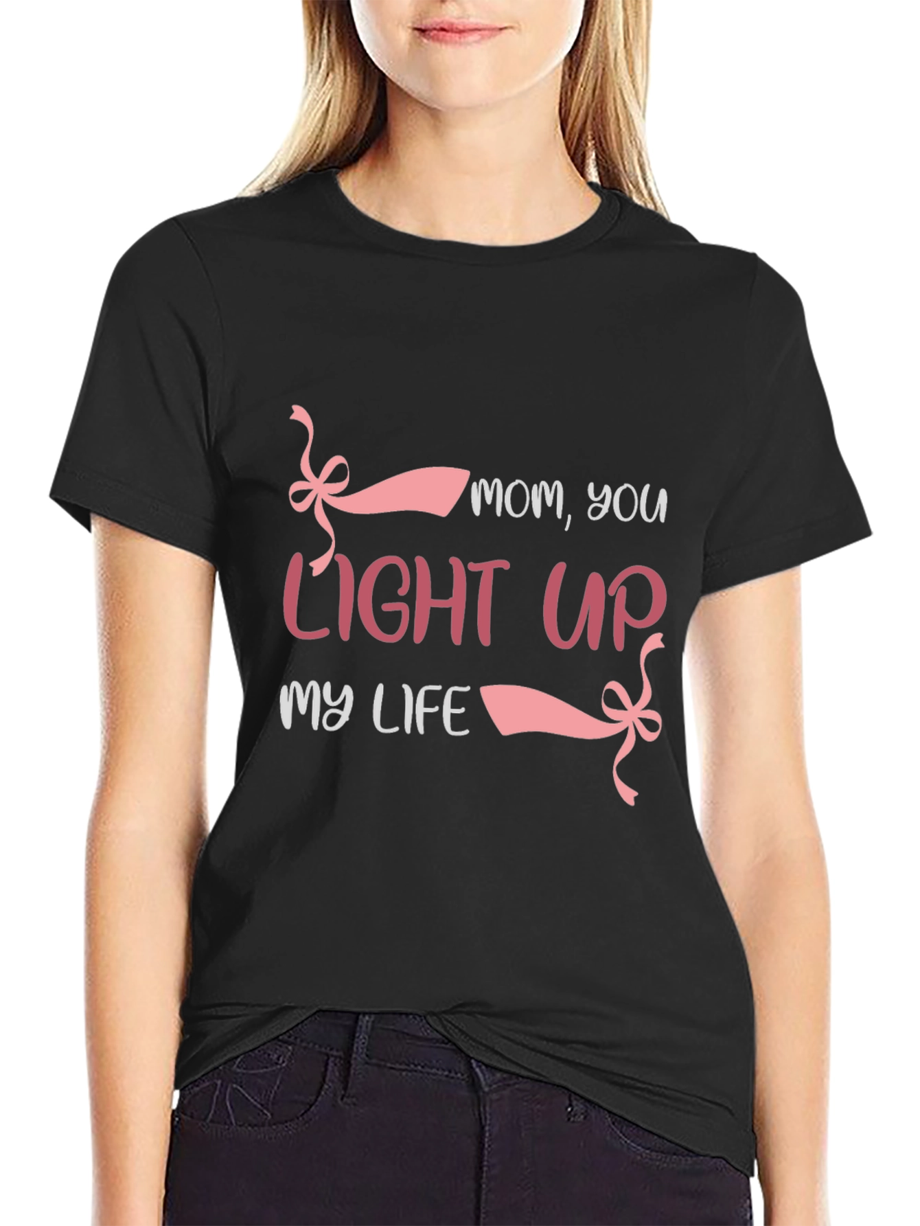 Mom You Light Up My Life Graphic Tee
