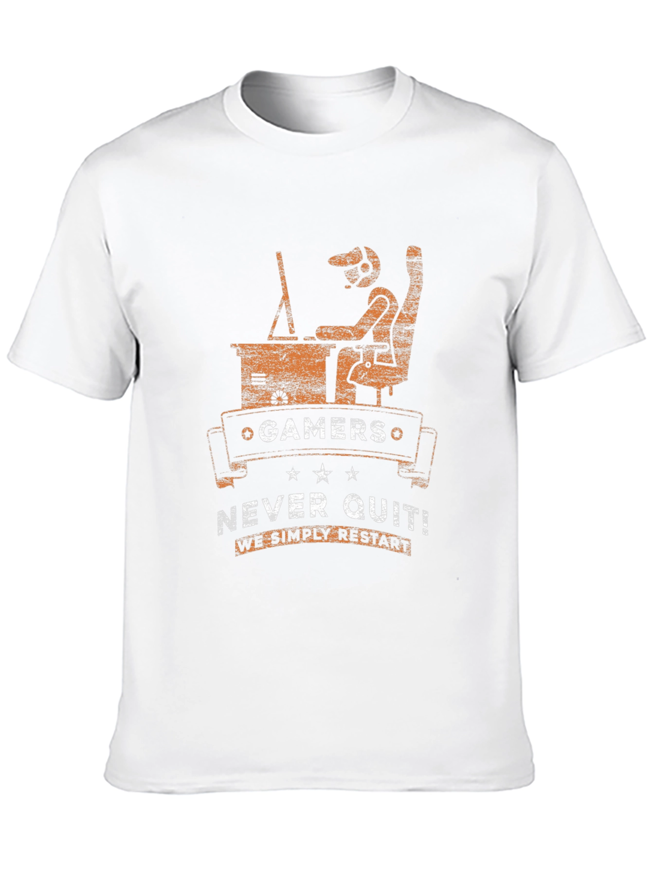 Gamers Never Quit T-Shirt - Funny Gaming Tee