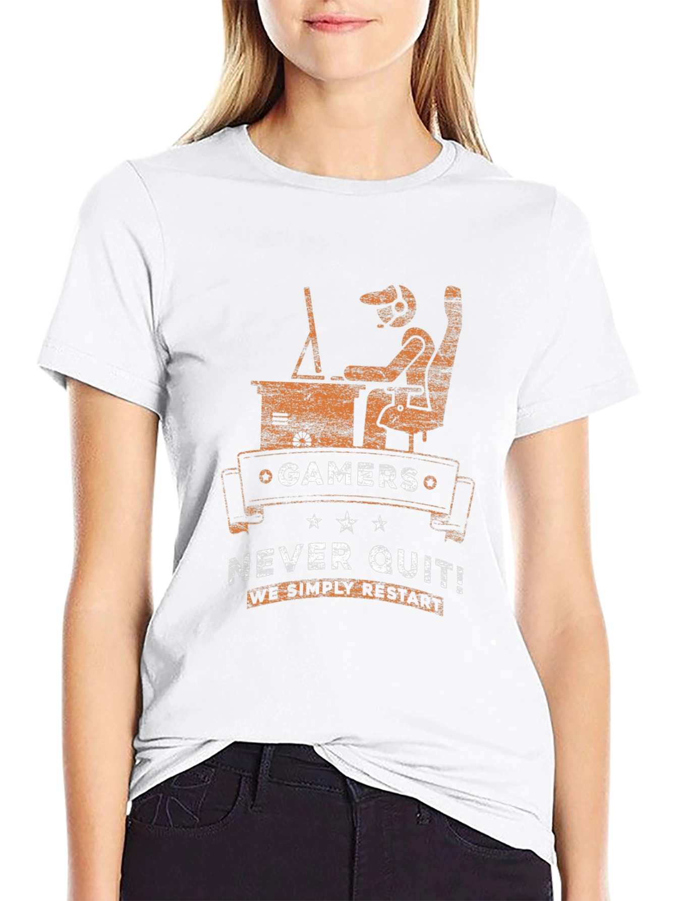 Gamers Never Quit T-Shirt - Funny Gaming Tee