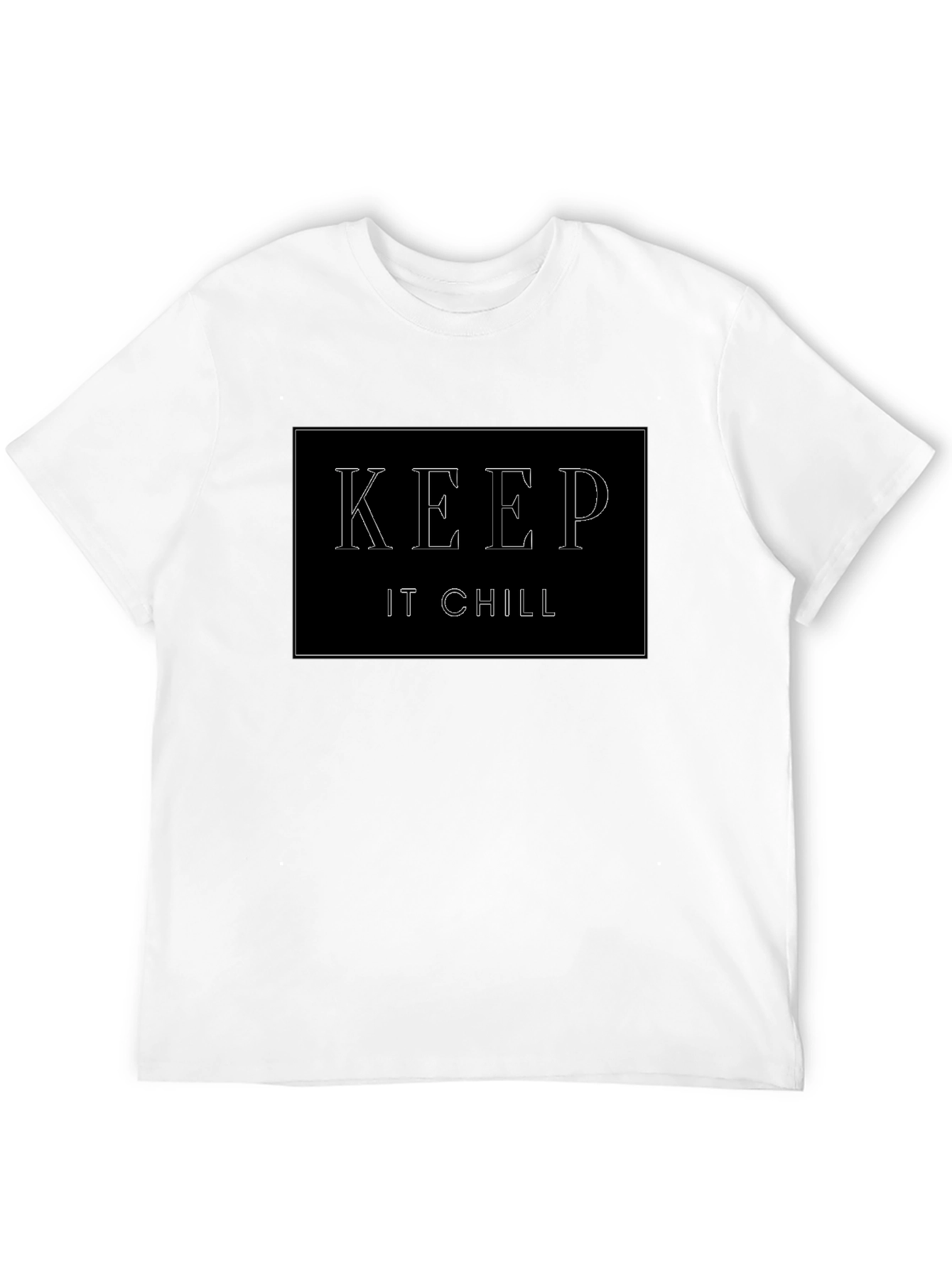 Keep It Chill Black Graphic Tee