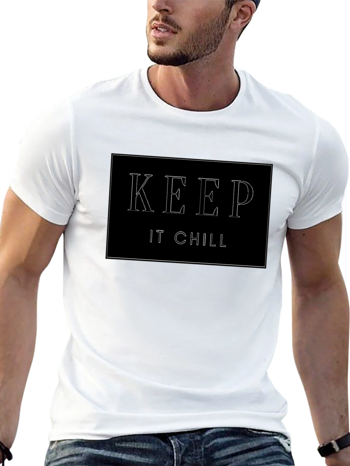 Keep It Chill Black Graphic Tee