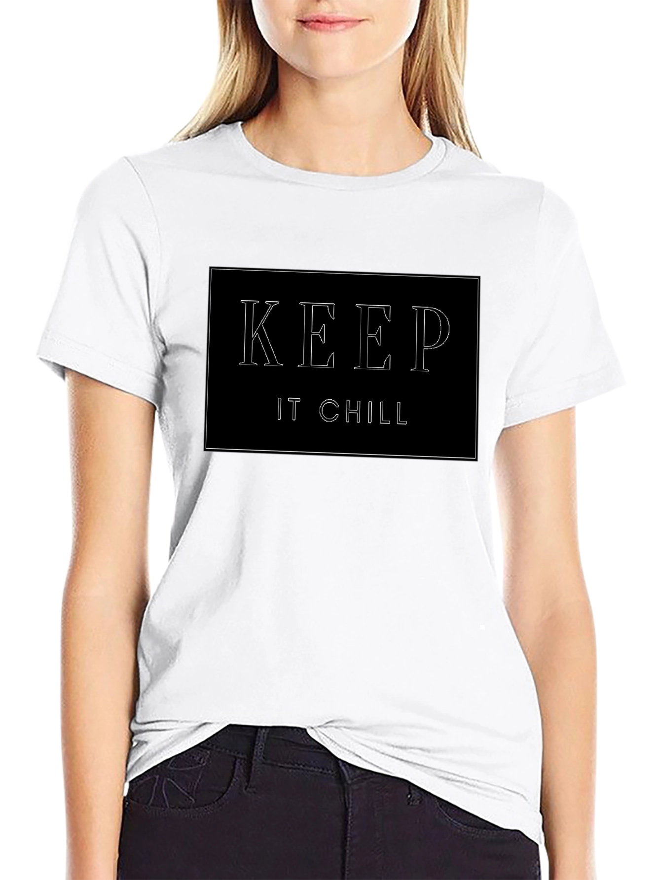 Keep It Chill Black Graphic Tee
