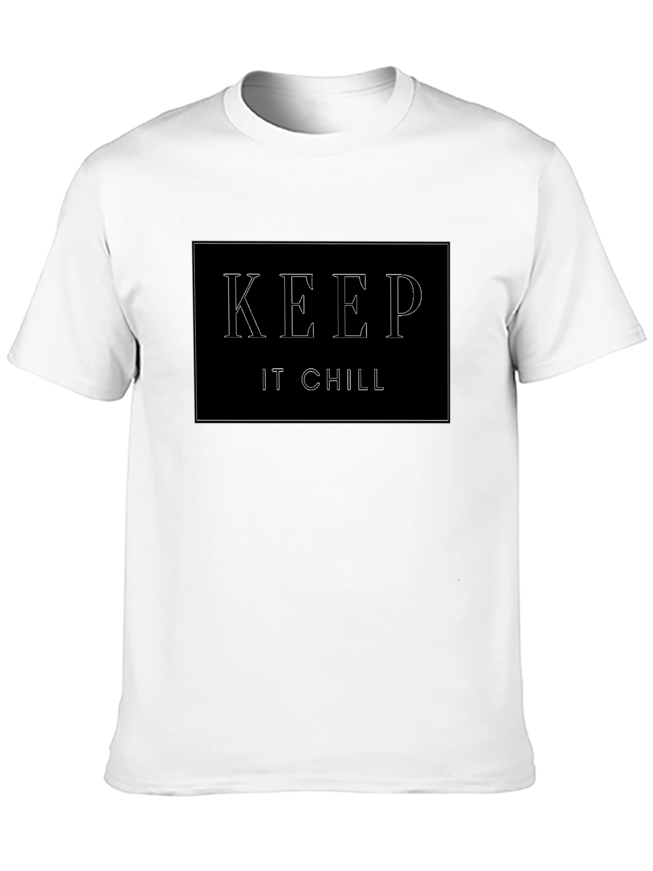 Keep It Chill Black Graphic Tee
