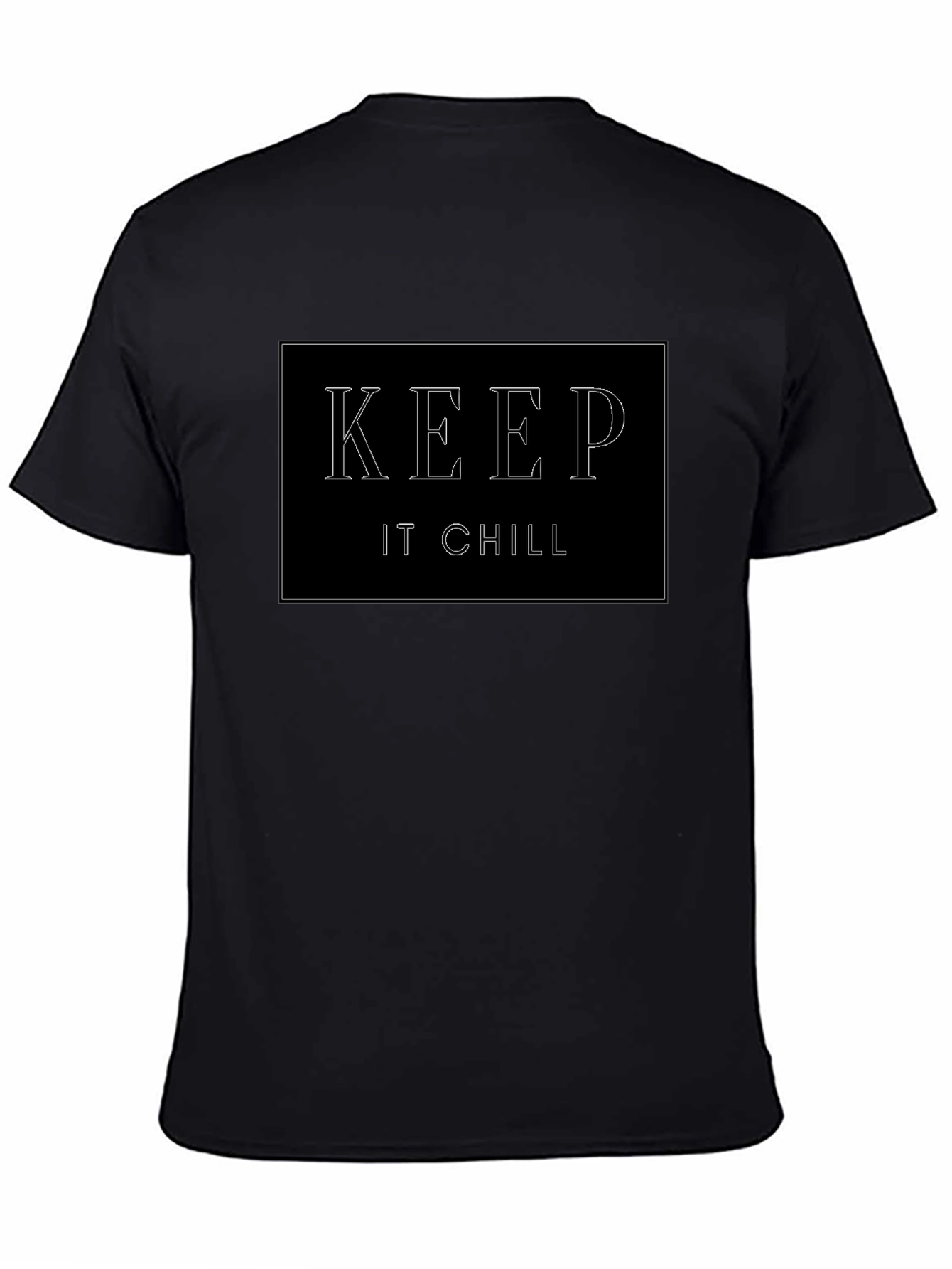 Keep It Chill Black Graphic Tee