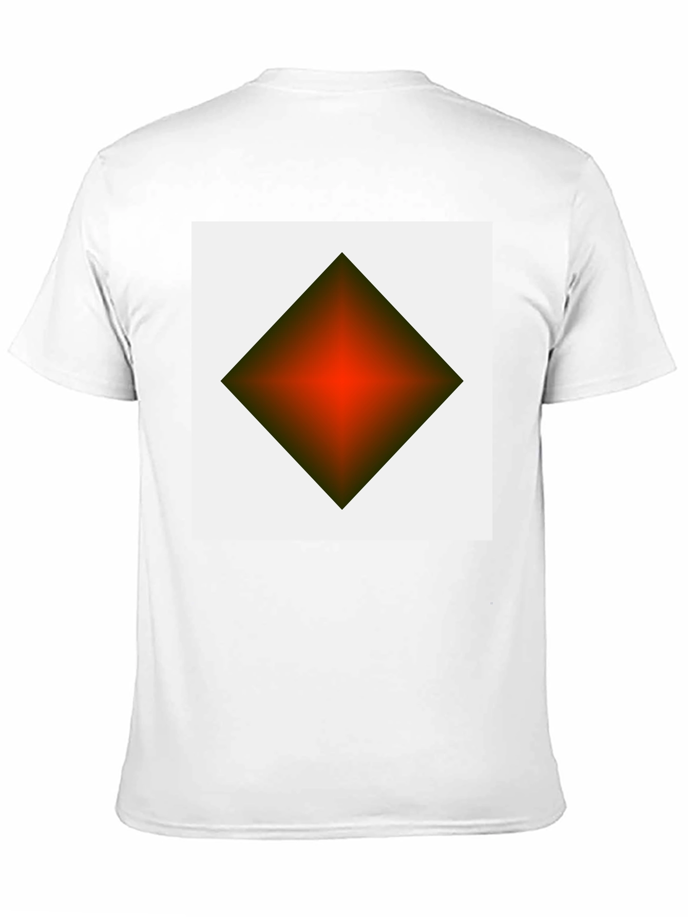 Geometric Diamond Graphic Tee - Modern Streetwear