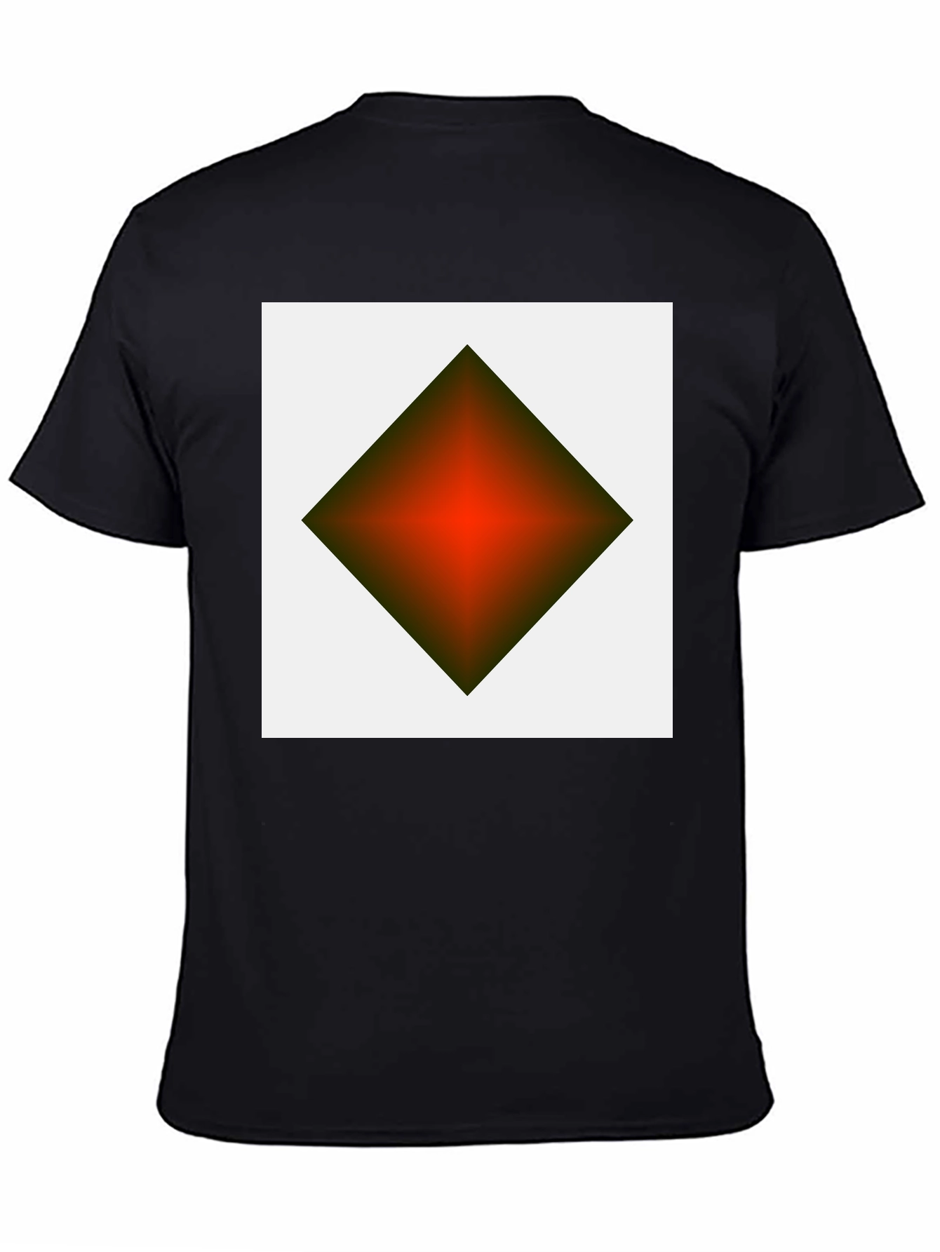 Geometric Diamond Graphic Tee - Modern Streetwear