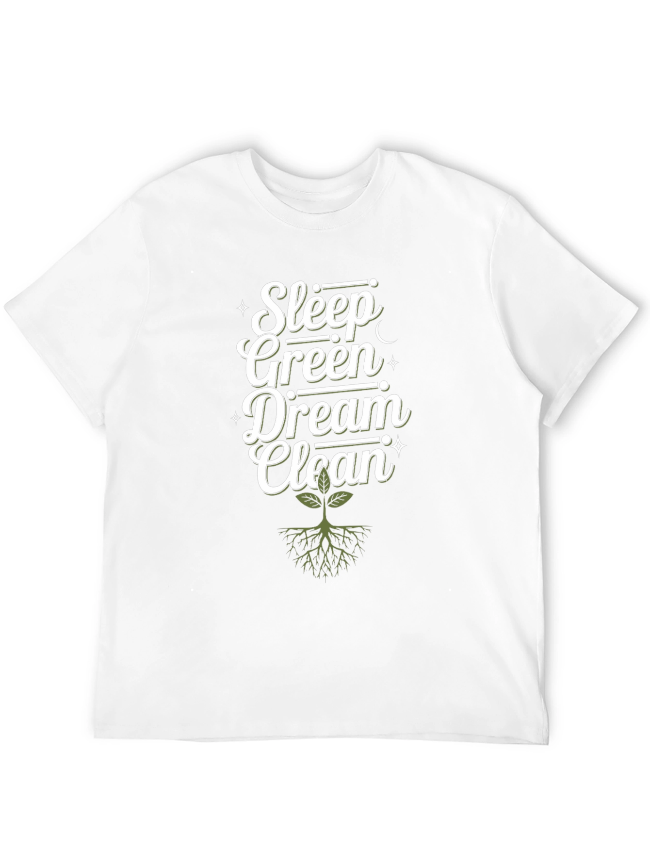 Sleep Green Dream Clean Graphic Tee - Eco-Friendly