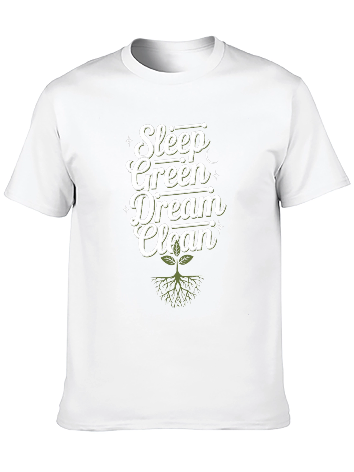 Sleep Green Dream Clean Graphic Tee - Eco-Friendly
