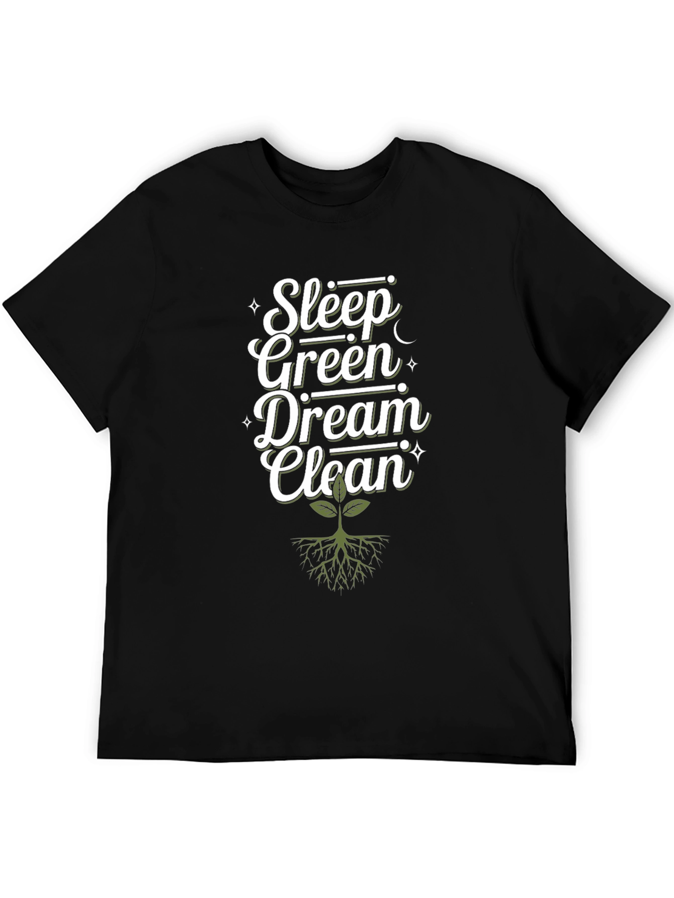 Sleep Green Dream Clean Graphic Tee - Eco-Friendly