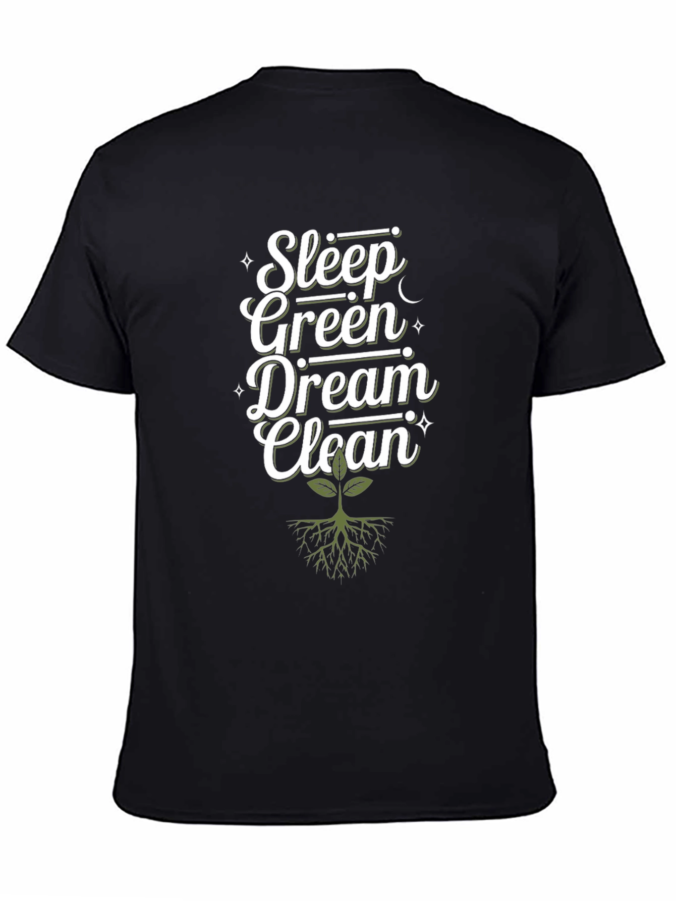 Sleep Green Dream Clean Graphic Tee - Eco-Friendly