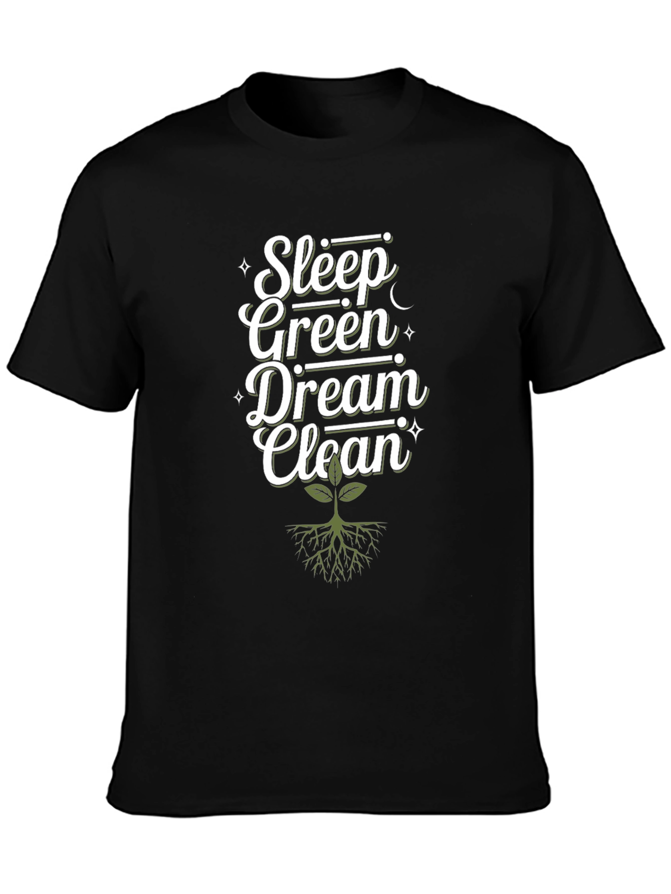 Sleep Green Dream Clean Graphic Tee - Eco-Friendly