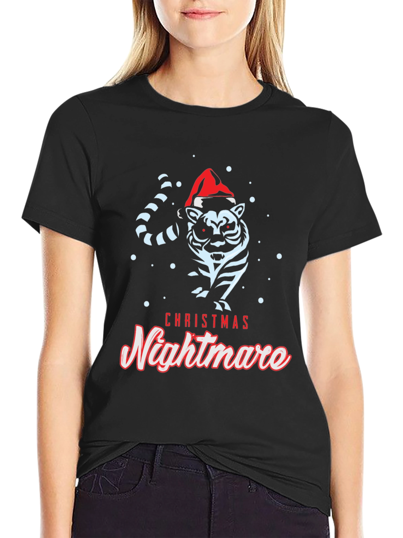 Christmas Nightmare Tiger Graphic Tee