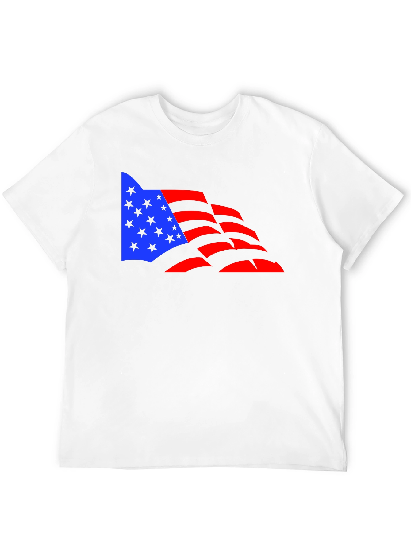 American Flag Graphic Tee - Patriotic Design