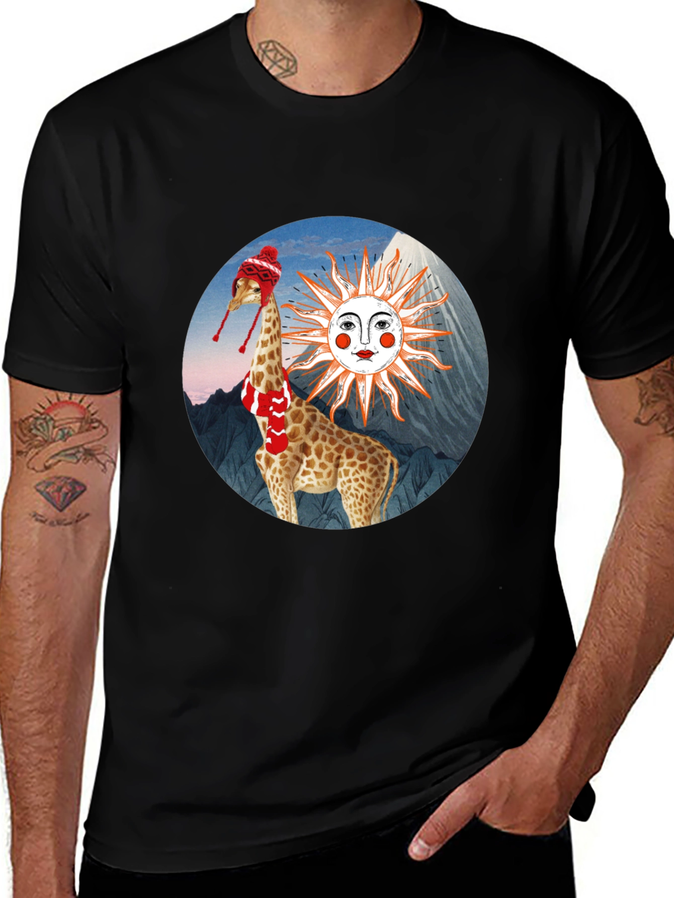 Whimsical Giraffe T-Shirt