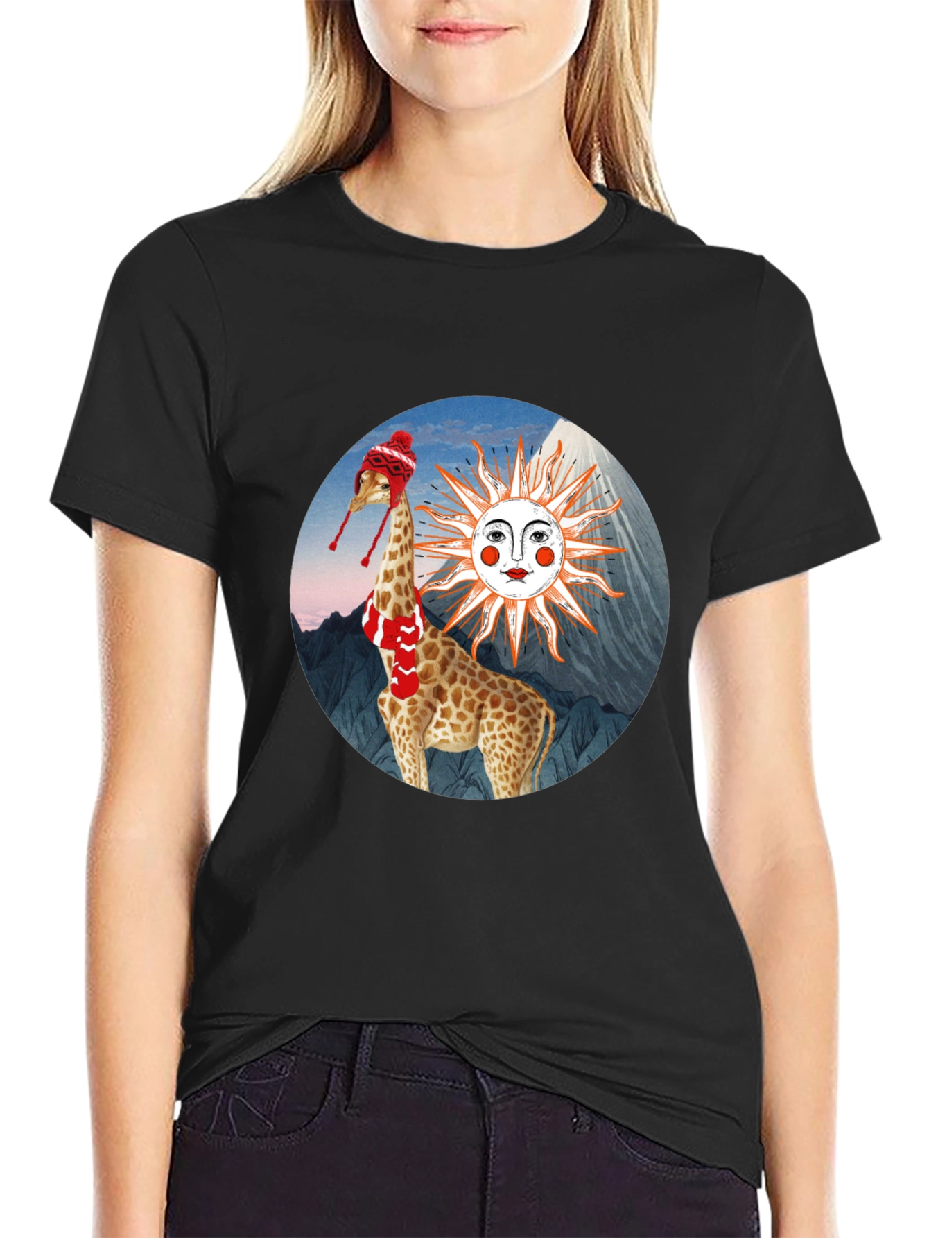 Whimsical Giraffe T-Shirt