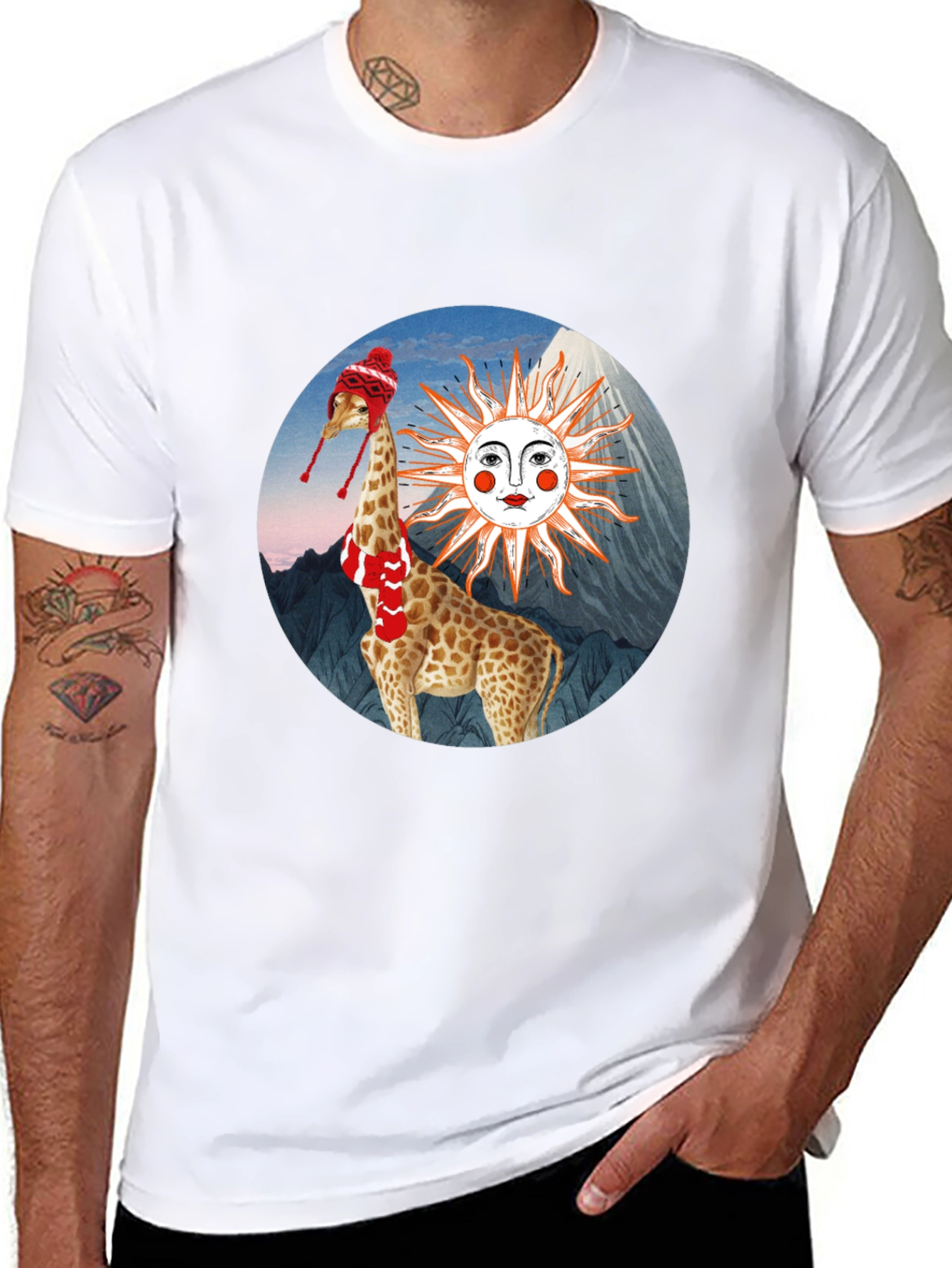 Whimsical Giraffe T-Shirt