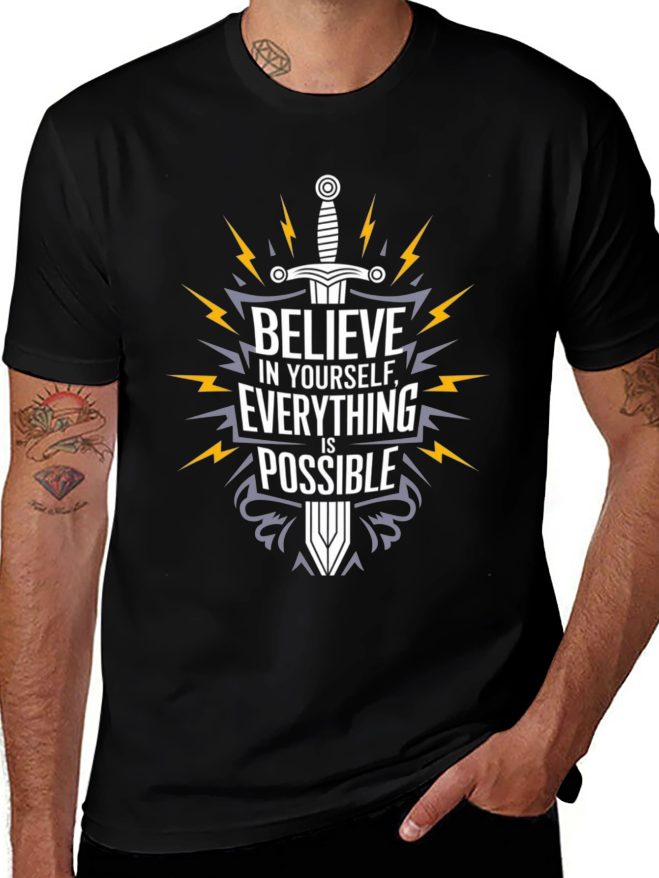Believe T-Shirt - Motivational Graphic Tee