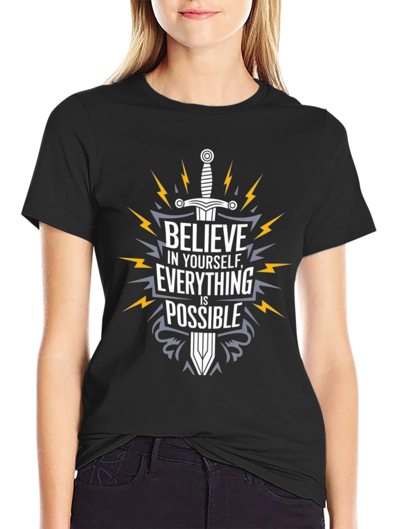 Believe T-Shirt - Motivational Graphic Tee
