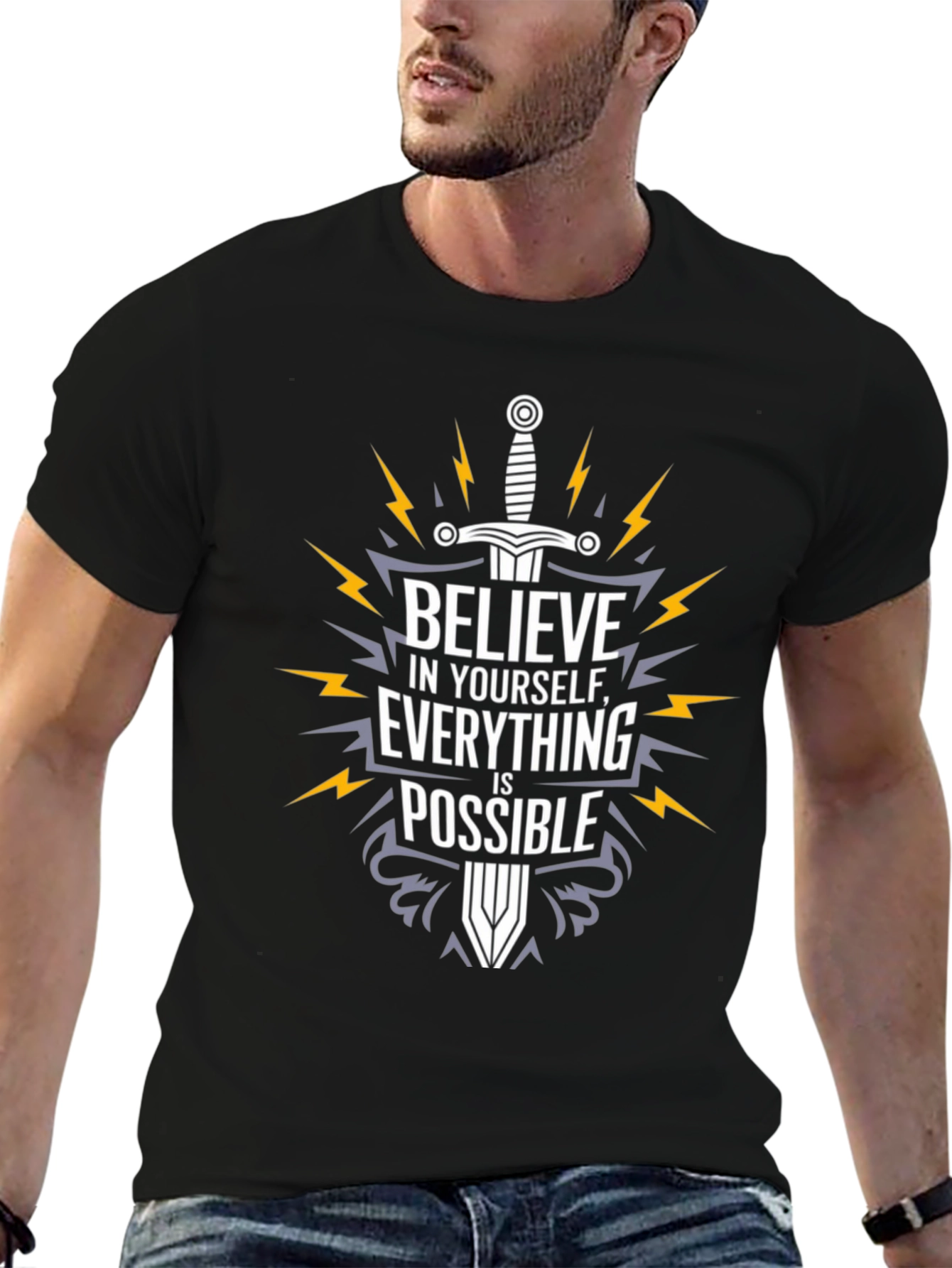 Believe T-Shirt - Motivational Graphic Tee