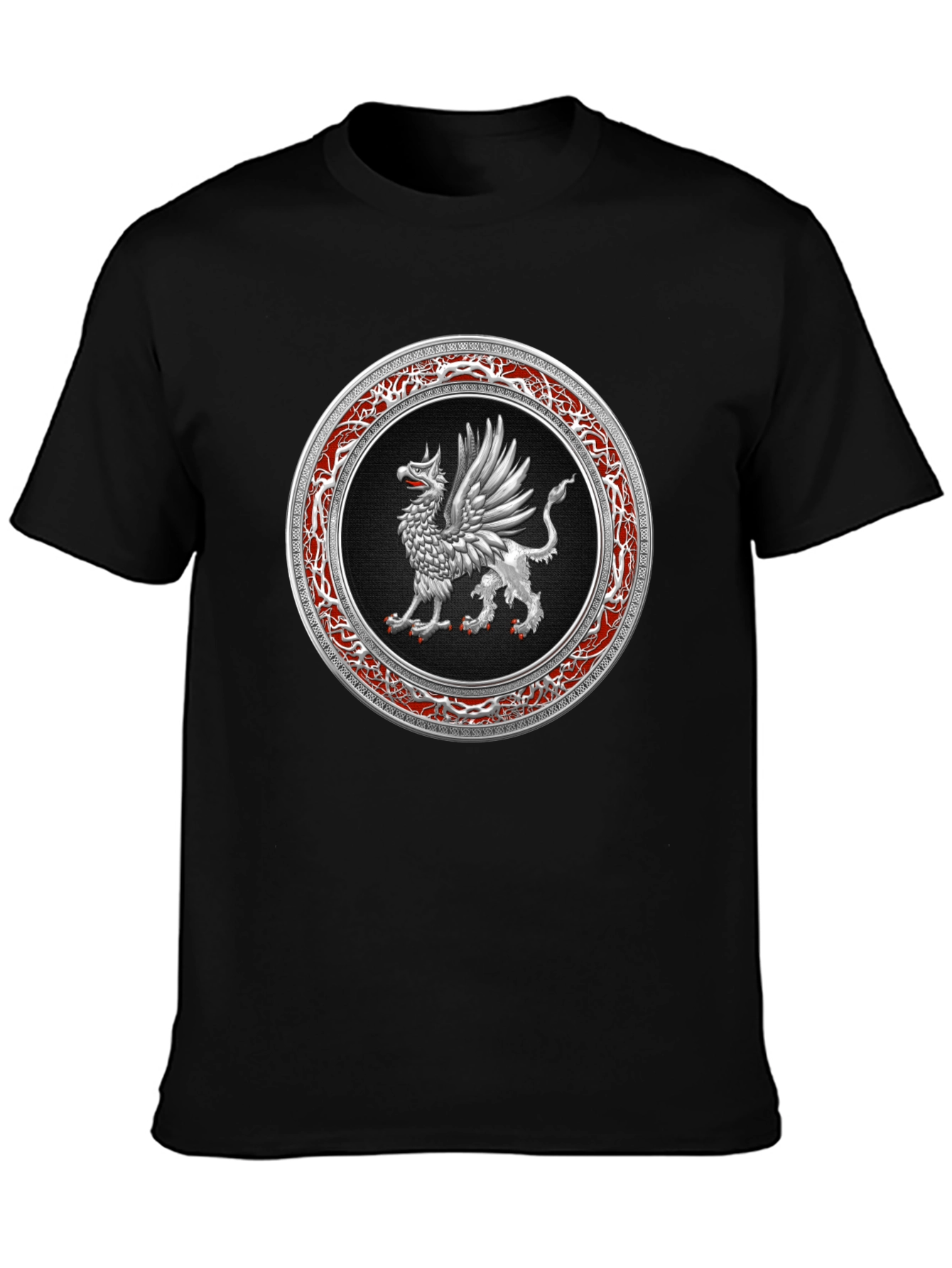 Griffin Emblem Black T-Shirt