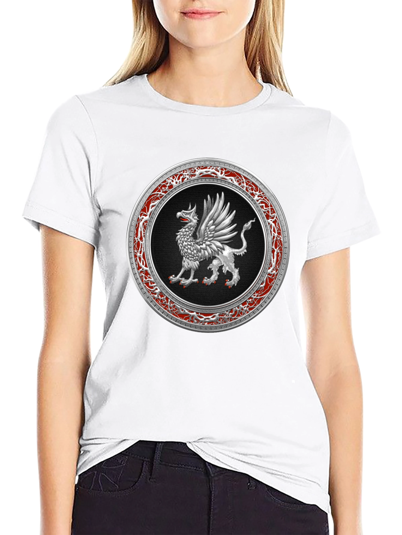 Griffin Emblem Black T-Shirt
