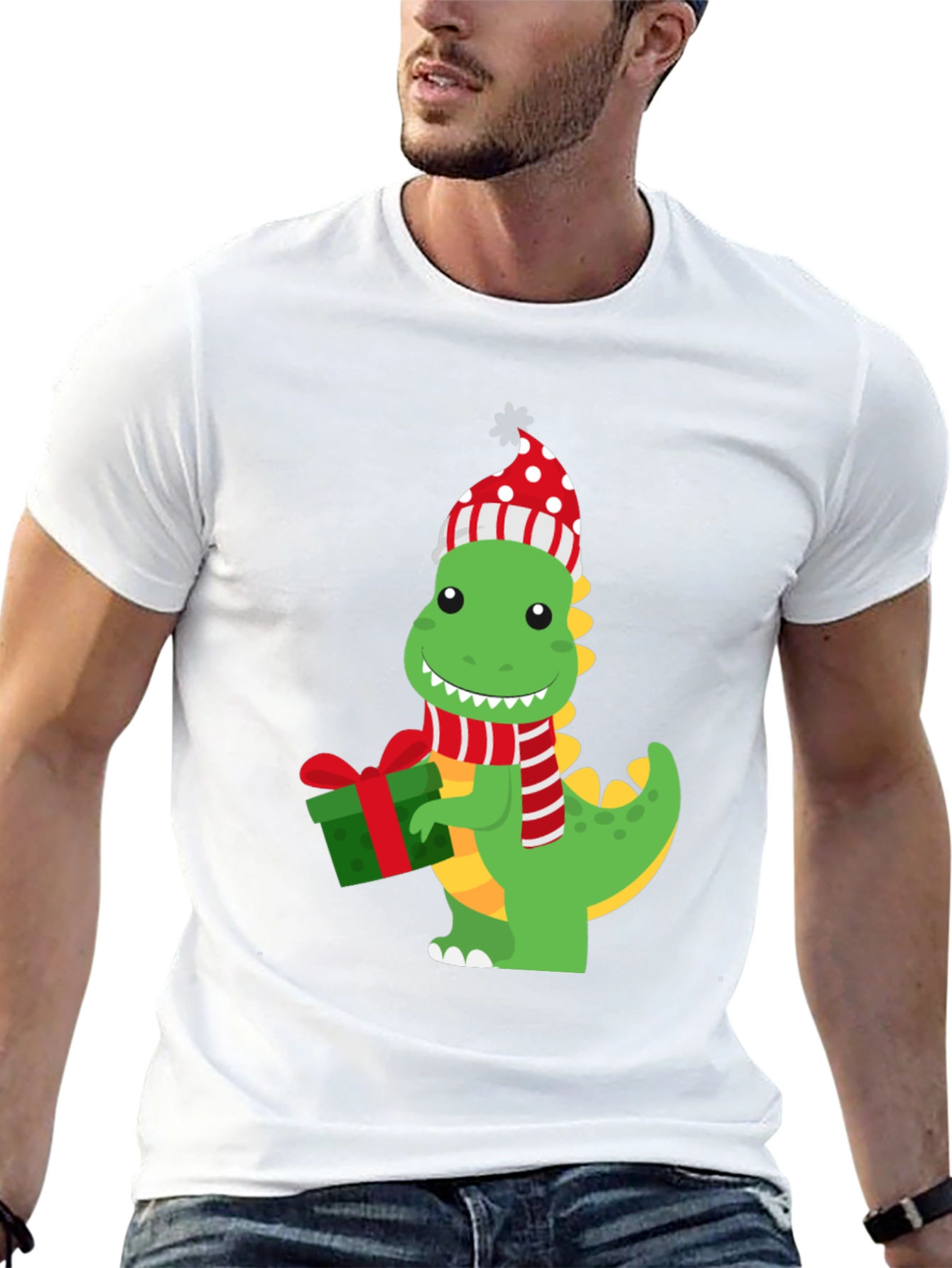 Festive Dino Graphic Tee