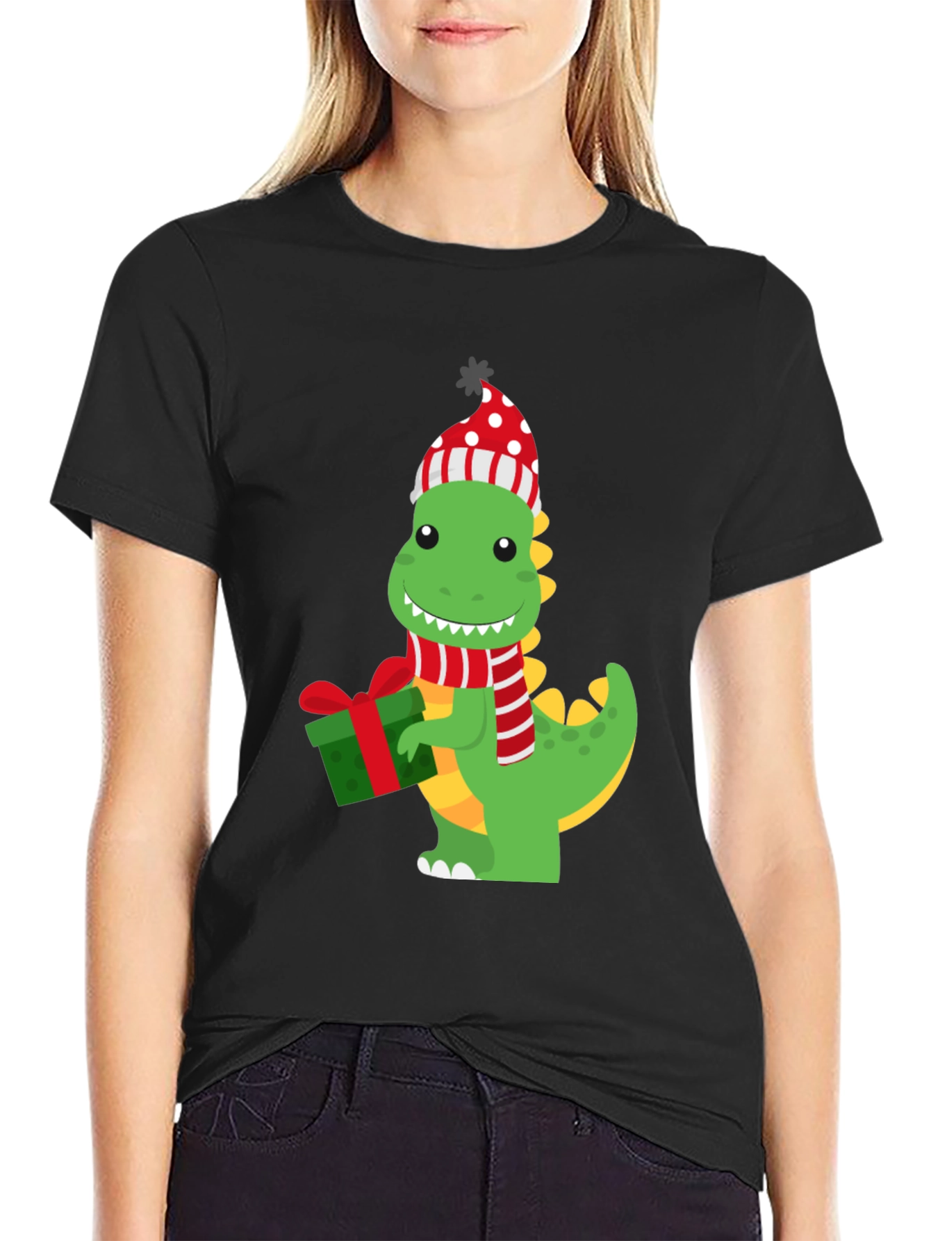 Festive Dino Graphic Tee