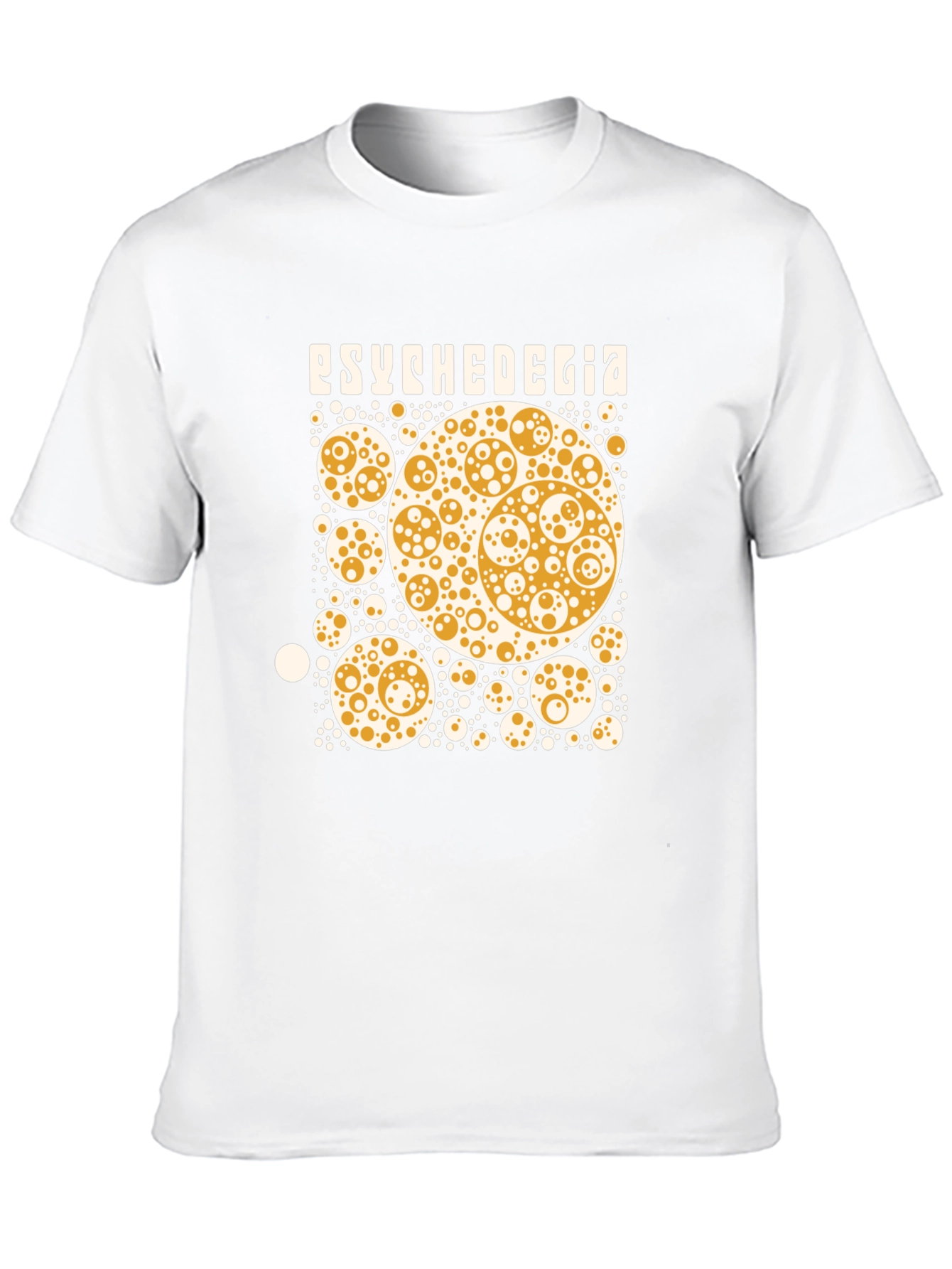 Psychedegia Graphic Tee - Black Cotton Blend T-Shirt