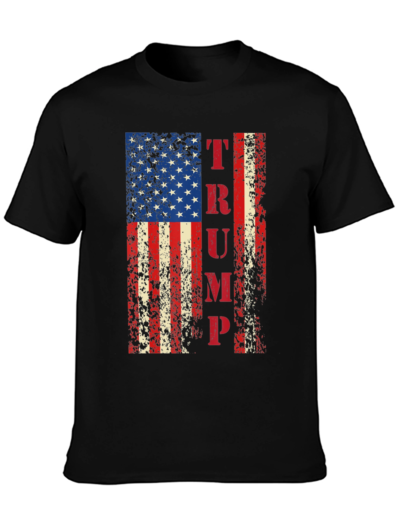 Trump Flag T-Shirt - Patriotic USA Tee