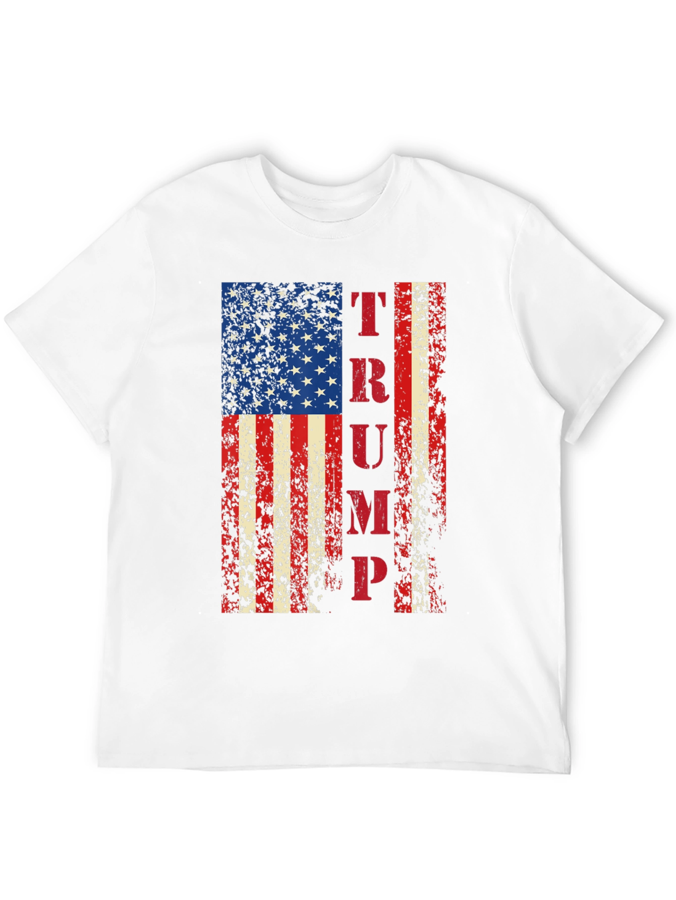 Trump Flag T-Shirt - Patriotic USA Tee