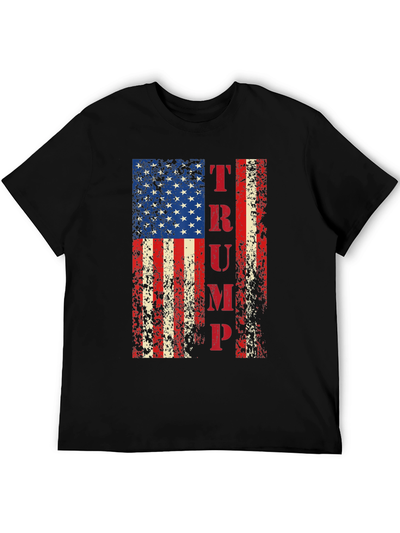 Trump Flag T-Shirt - Patriotic USA Tee