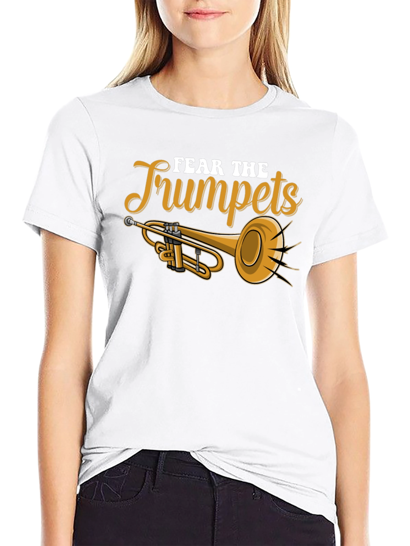 Fear the Trumpets Graphic Tee - Musicians Humor