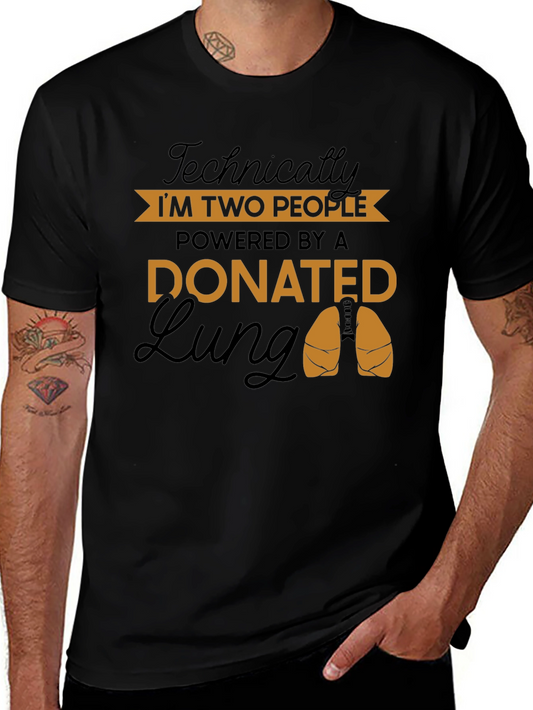 Donated Lung Graphic Tee - Technically Two People Shirt