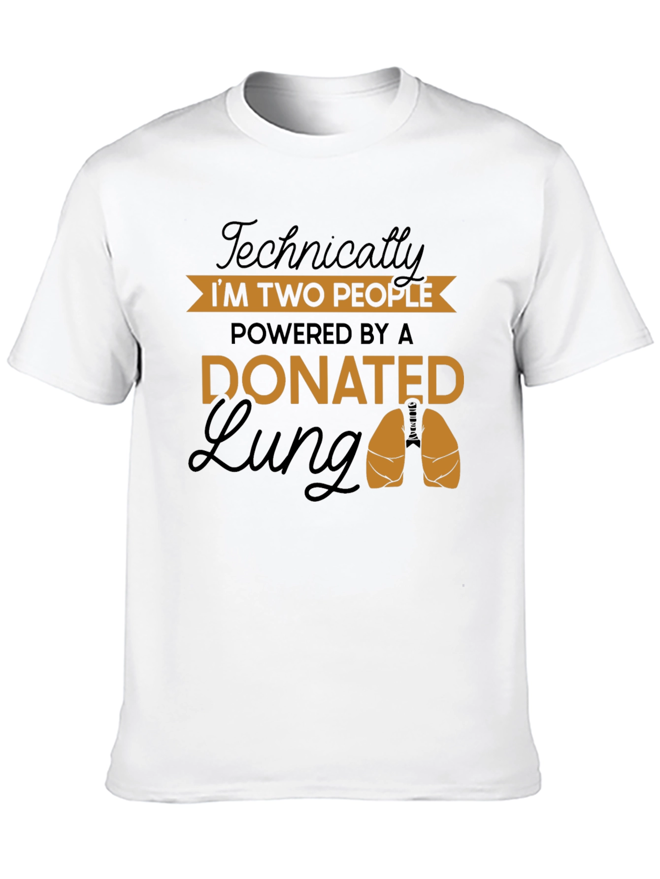 Donated Lung Graphic Tee - Technically Two People Shirt
