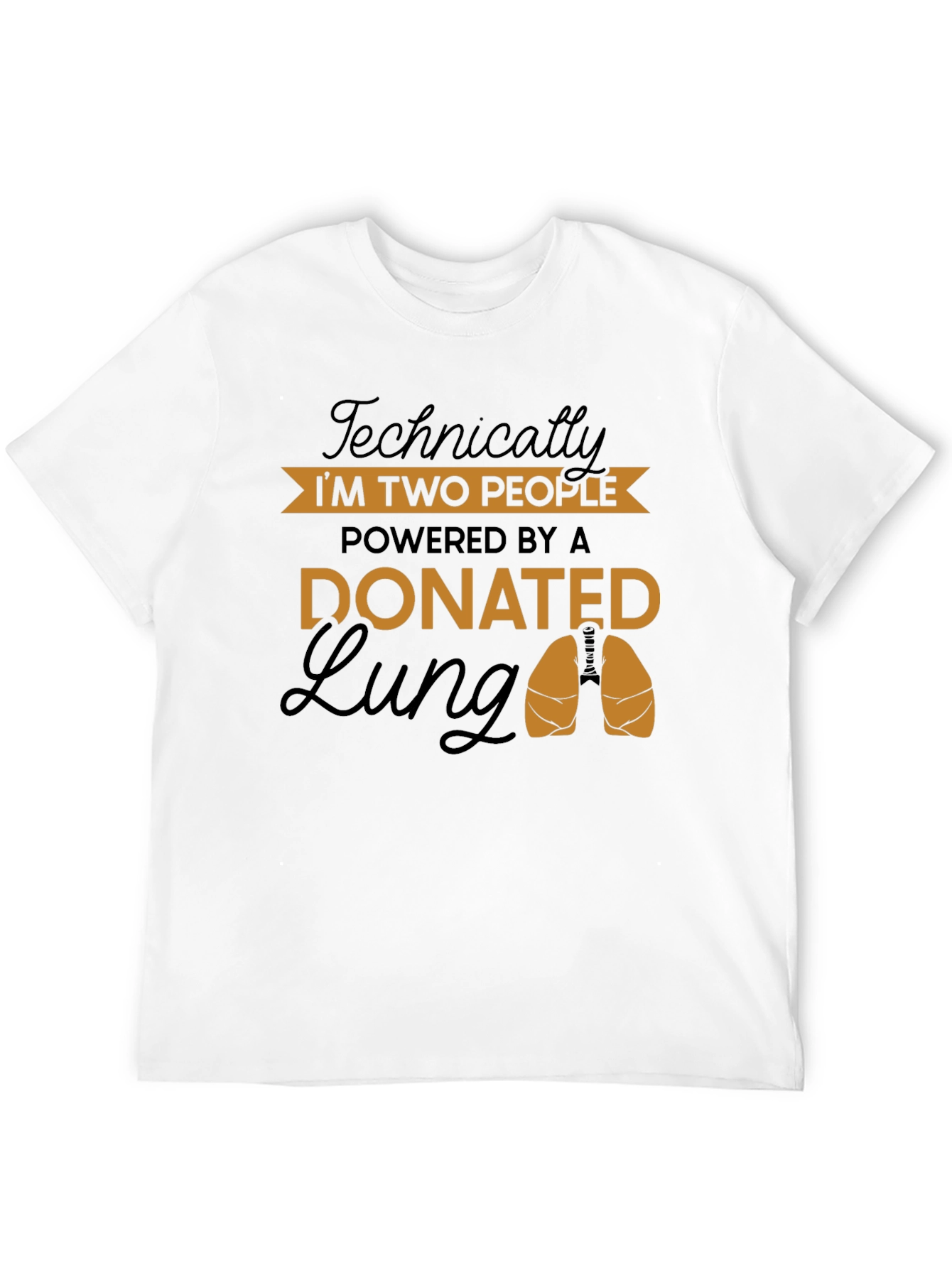 Donated Lung Graphic Tee - Technically Two People Shirt