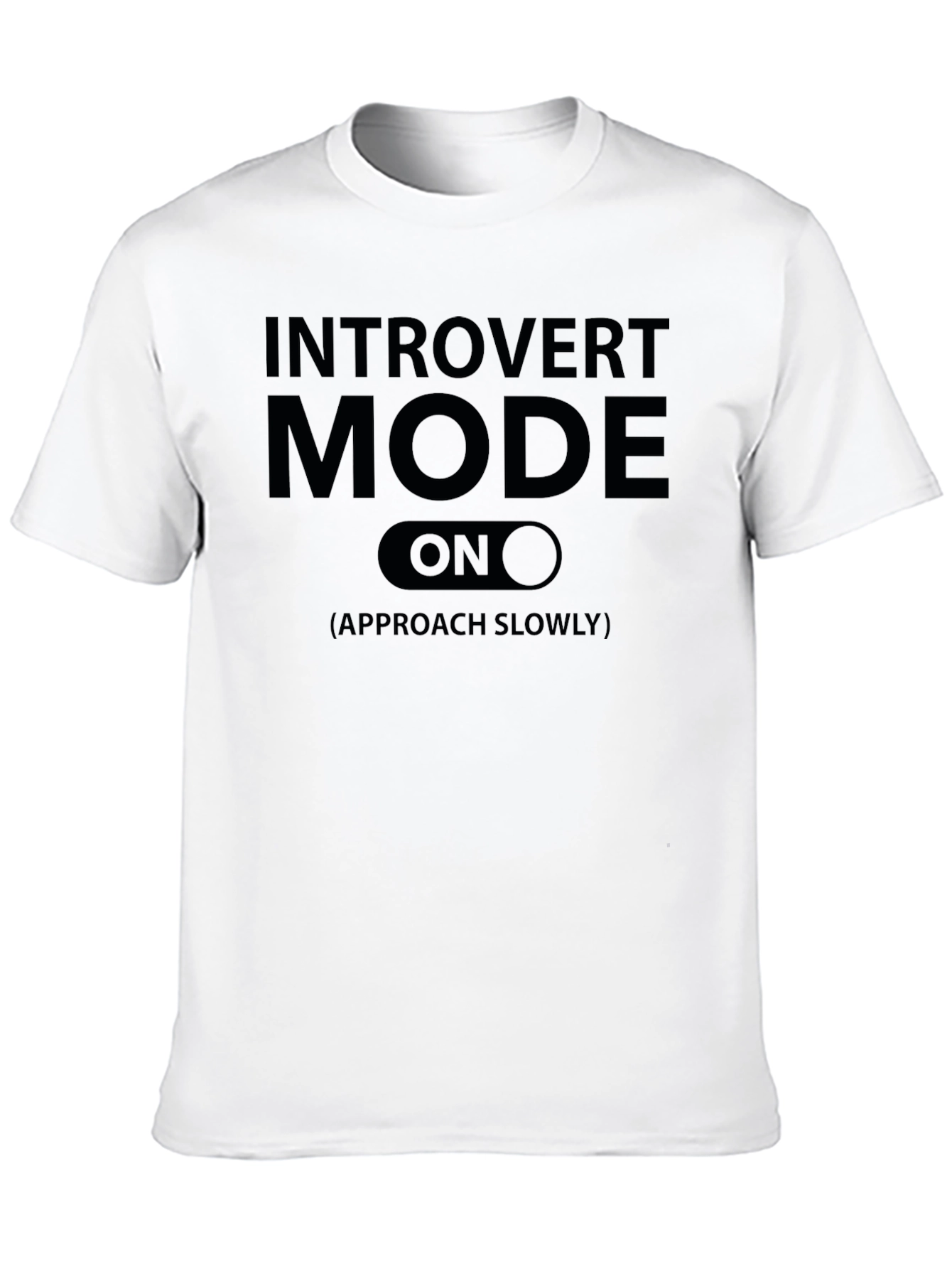 Introvert Mode On T-Shirt - Funny Slogan Tee