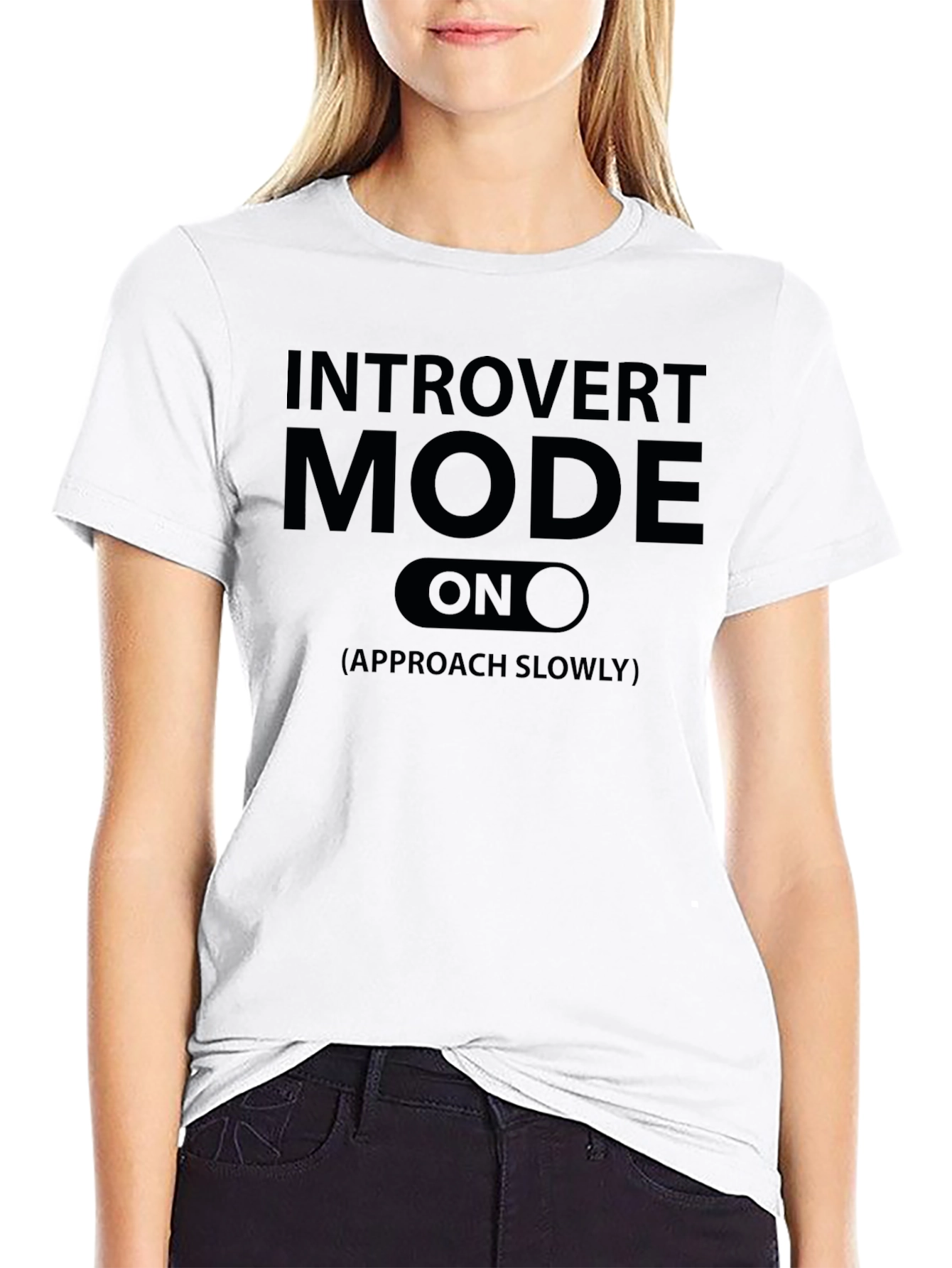 Introvert Mode On T-Shirt - Funny Slogan Tee