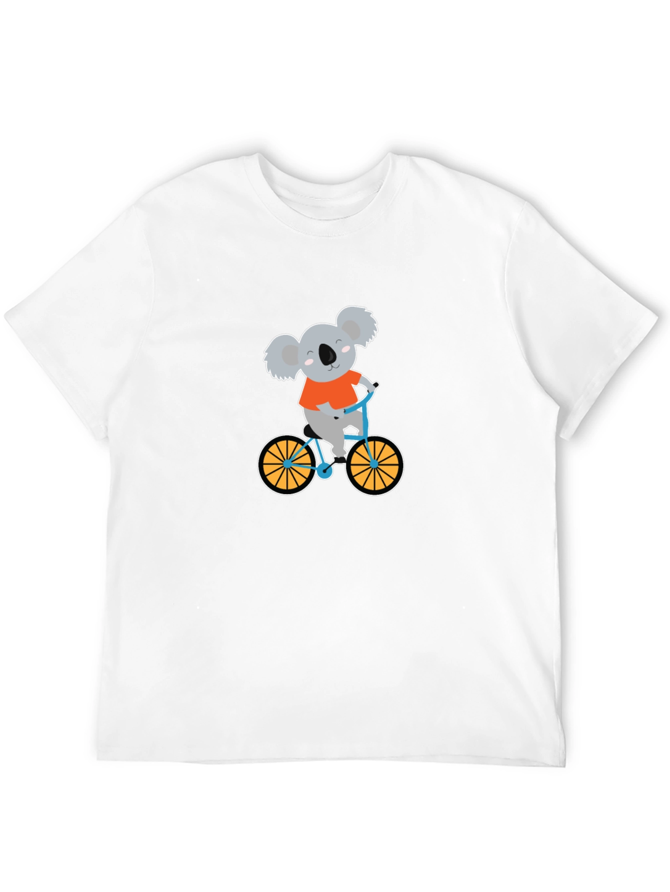 Koala Bear on Bike Graphic T-Shirt