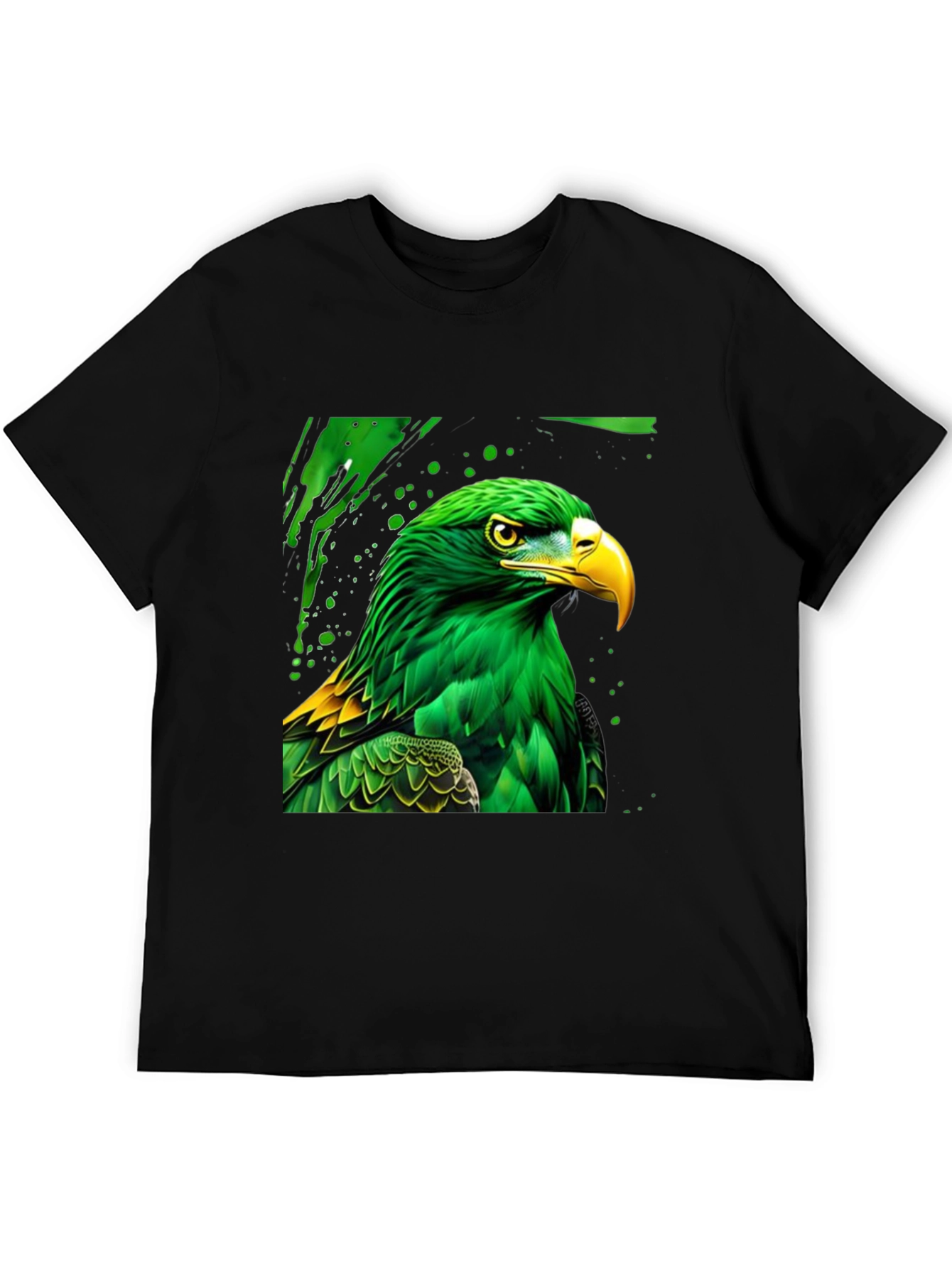 Green Eagle Graphic Tee - Stylish Mens T-Shirt