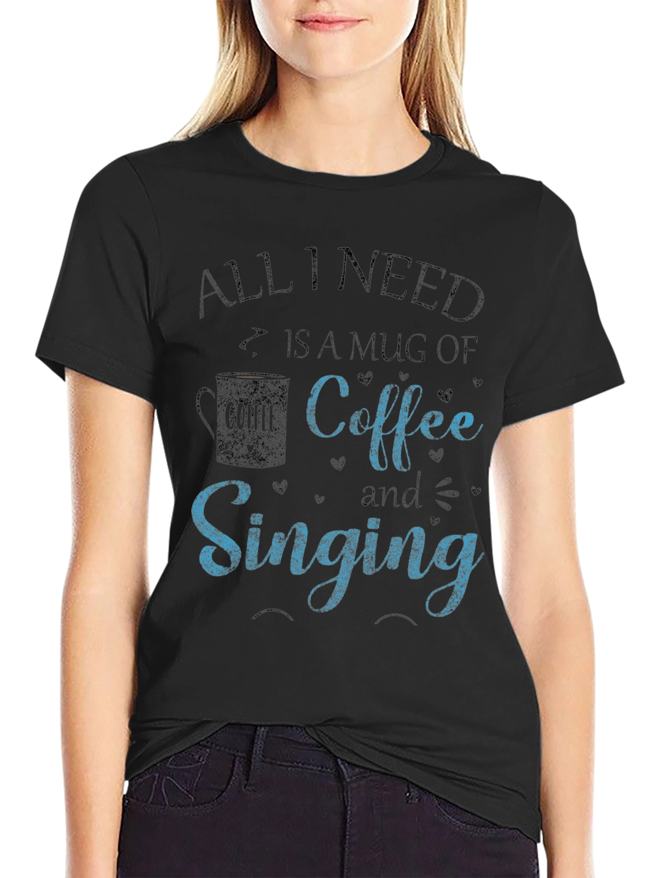 Coffee & Singing Graphic Tee