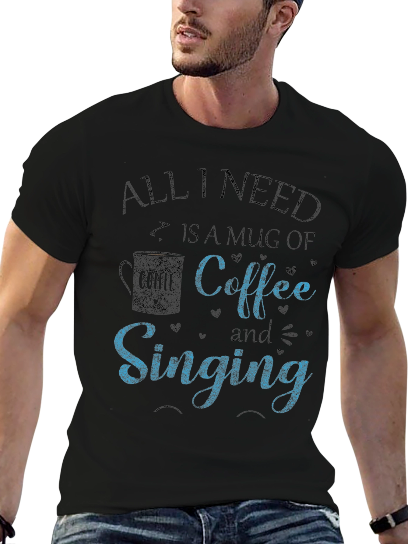 Coffee & Singing Graphic Tee