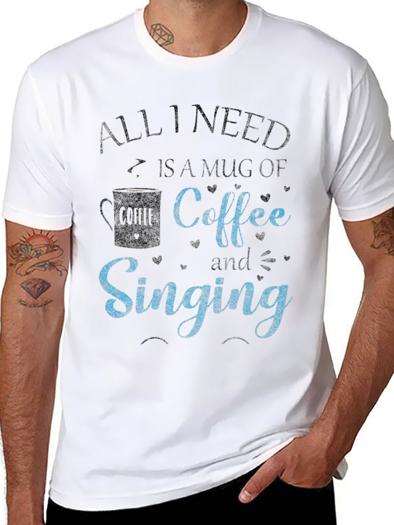 Coffee & Singing Graphic Tee