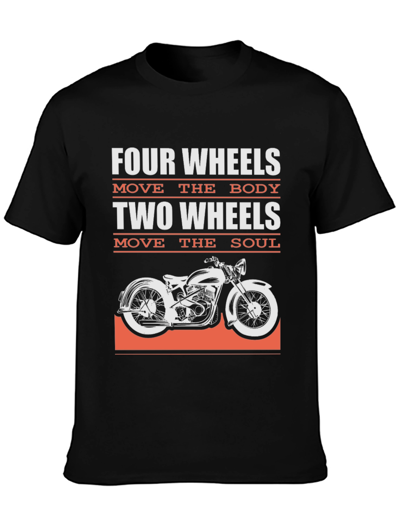 Two Wheels Move the Soul Graphic Tee