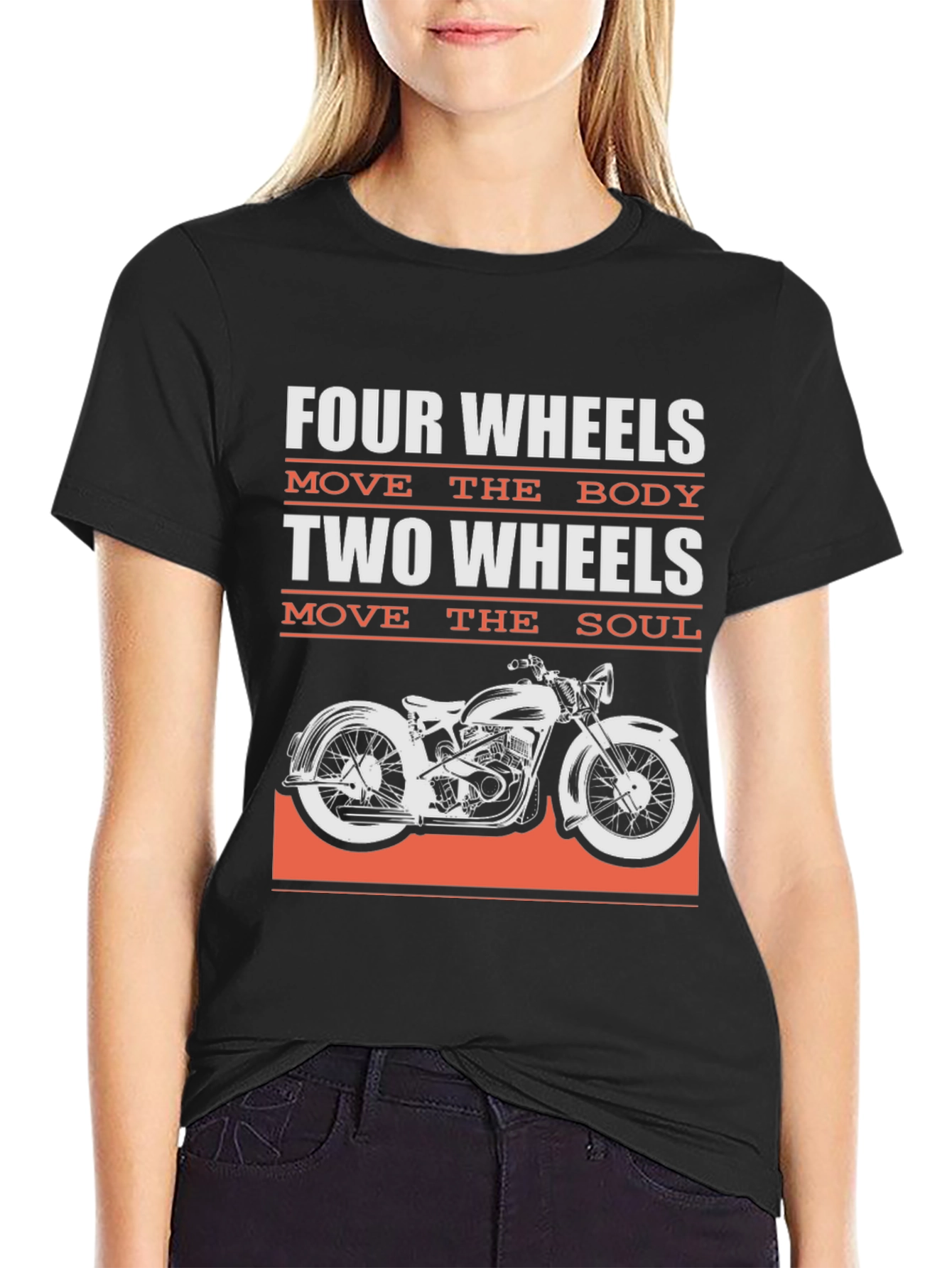 Two Wheels Move the Soul Graphic Tee