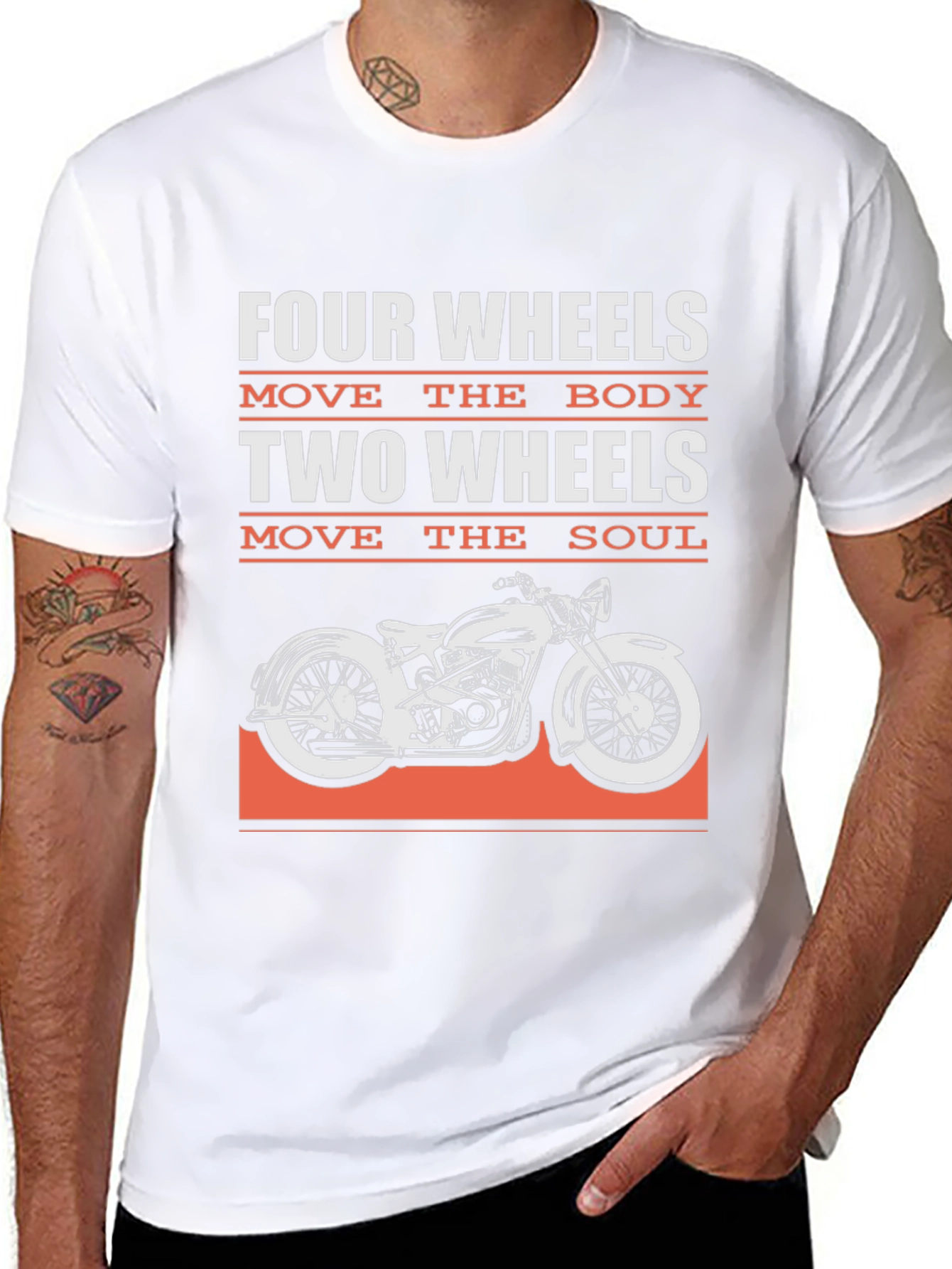 Two Wheels Move the Soul Graphic Tee