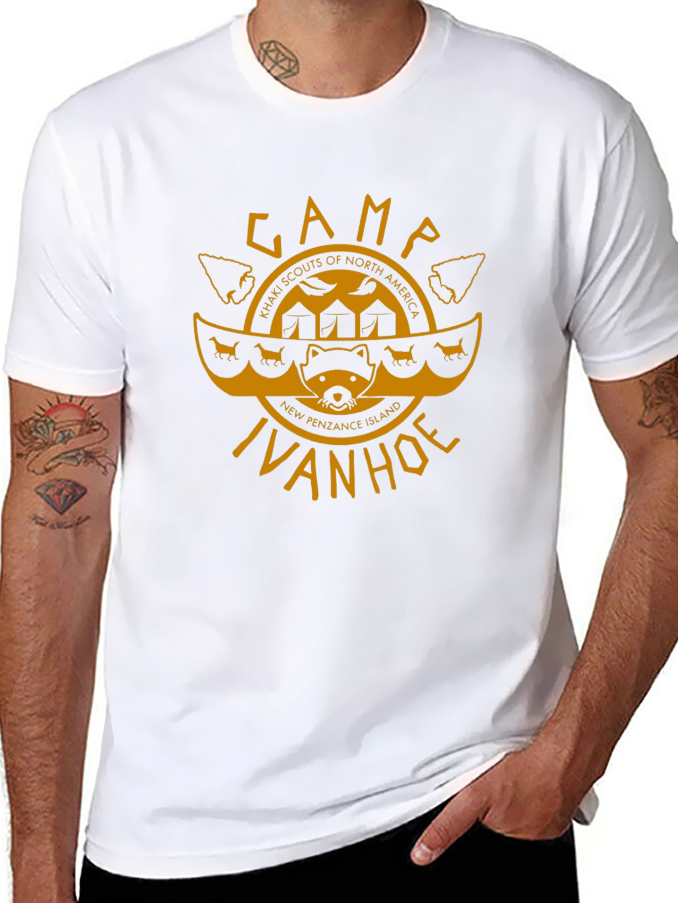 Camp Ivanhoe T-Shirt - New Penzance Island